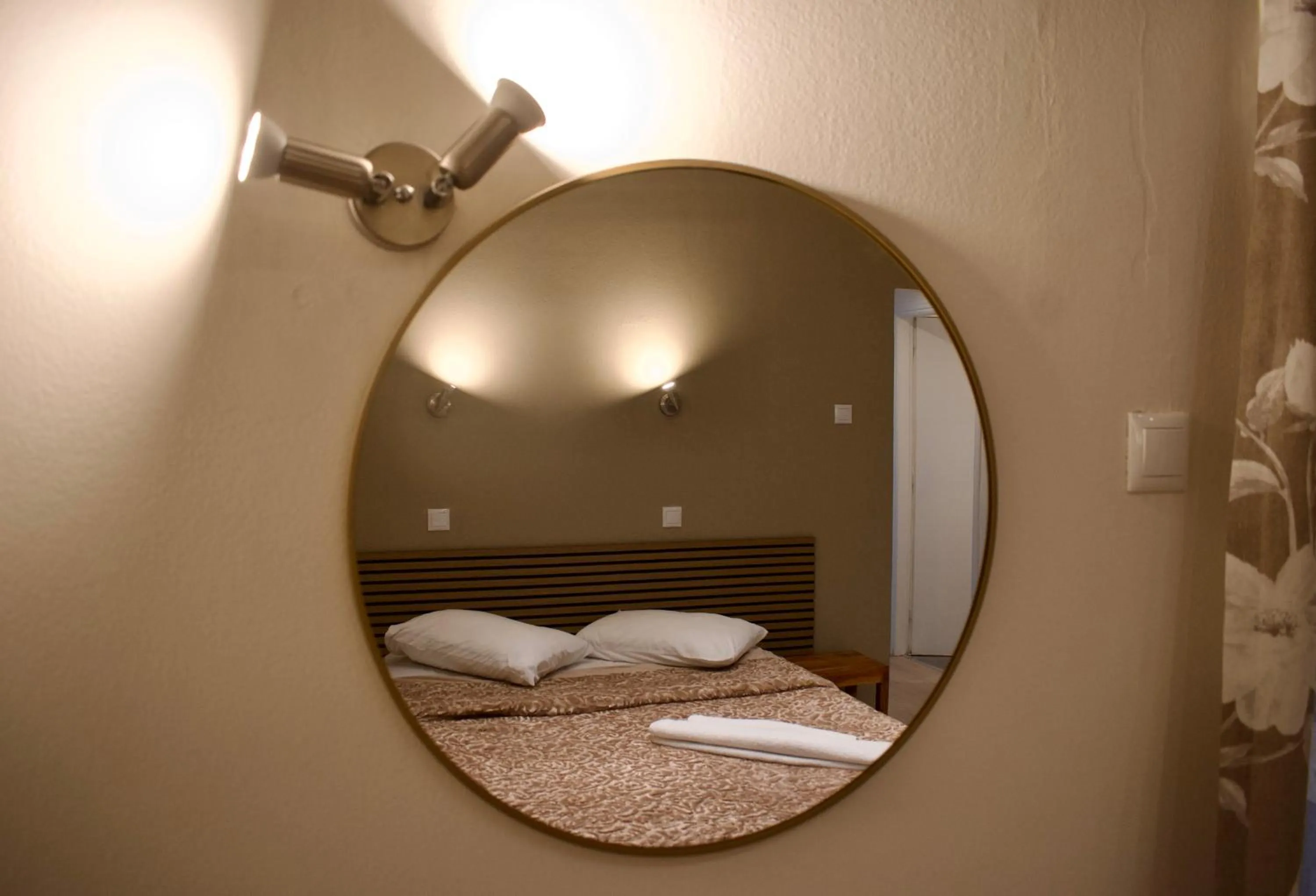 Bed in Nafsika Hotel Athens Centre