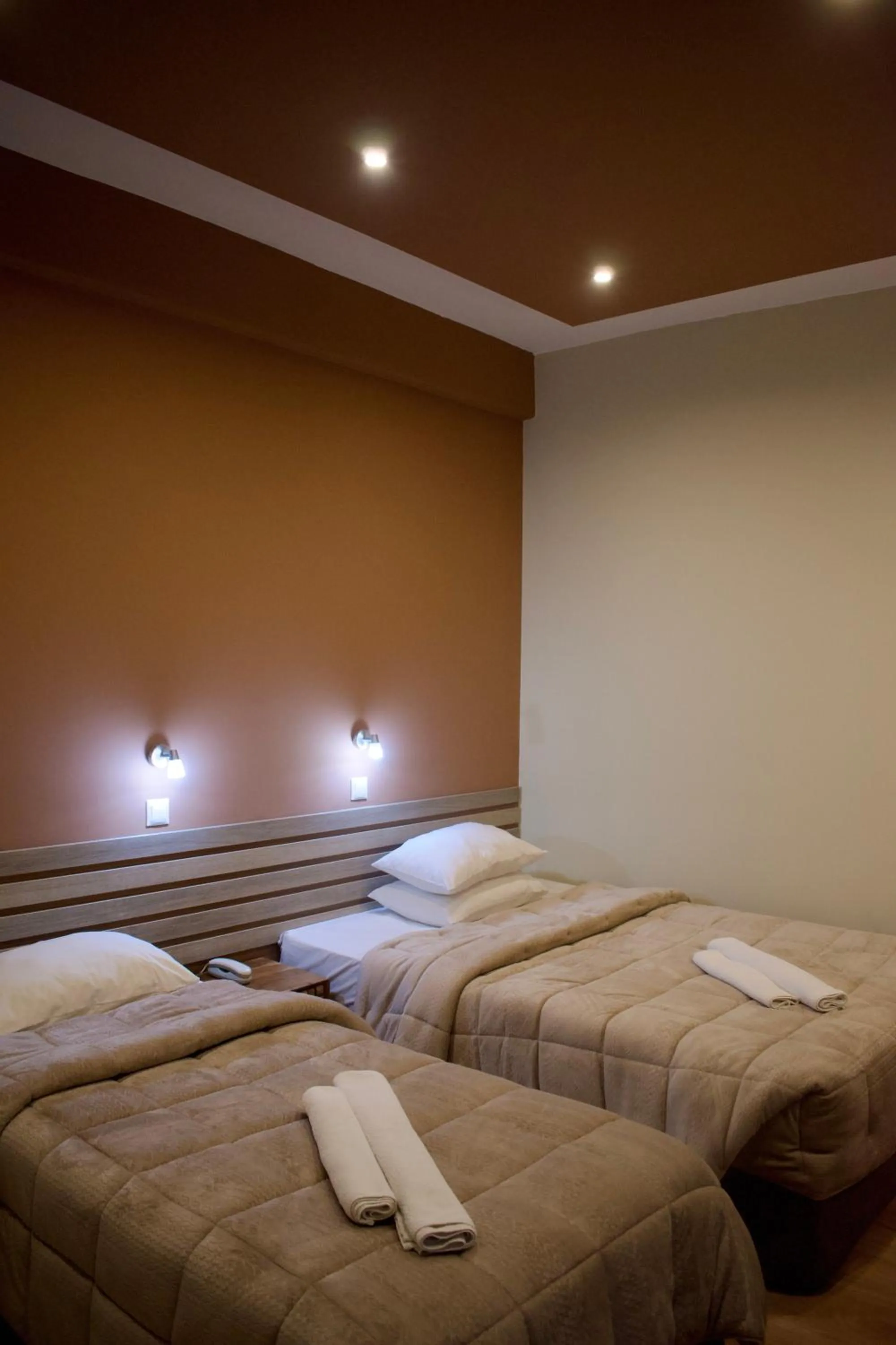 Bed in Nafsika Hotel Athens Centre