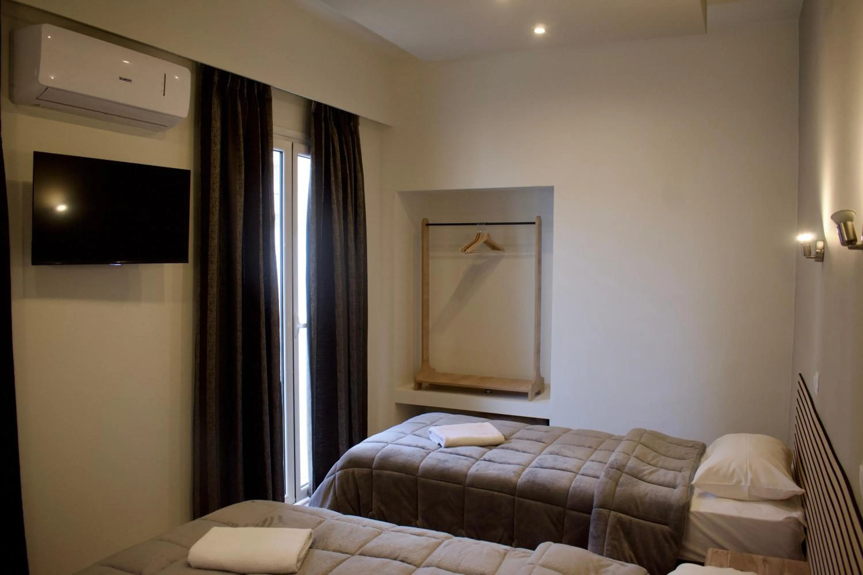 Bed in Nafsika Hotel Athens Centre