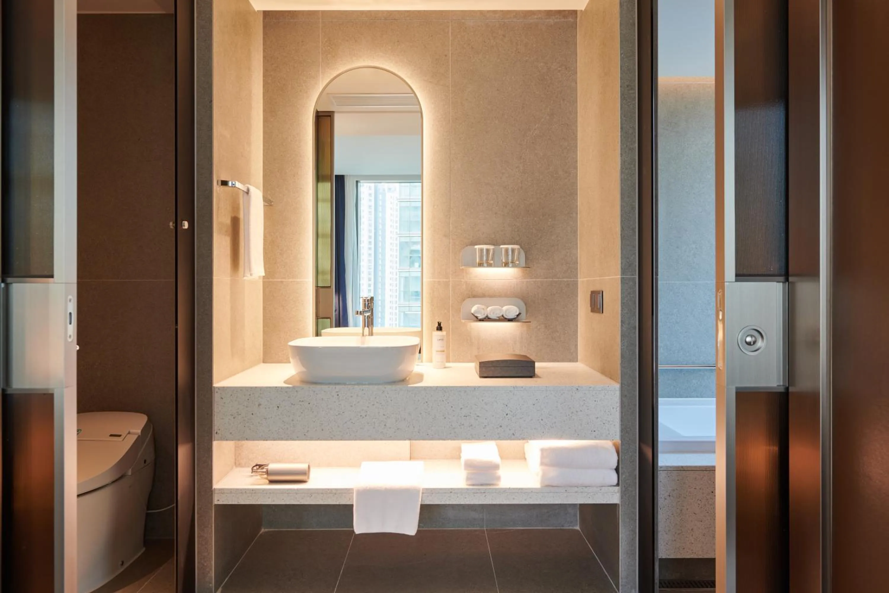 Bathroom in Nine Tree Premier ROKAUS Hotel Seoul Yongsan