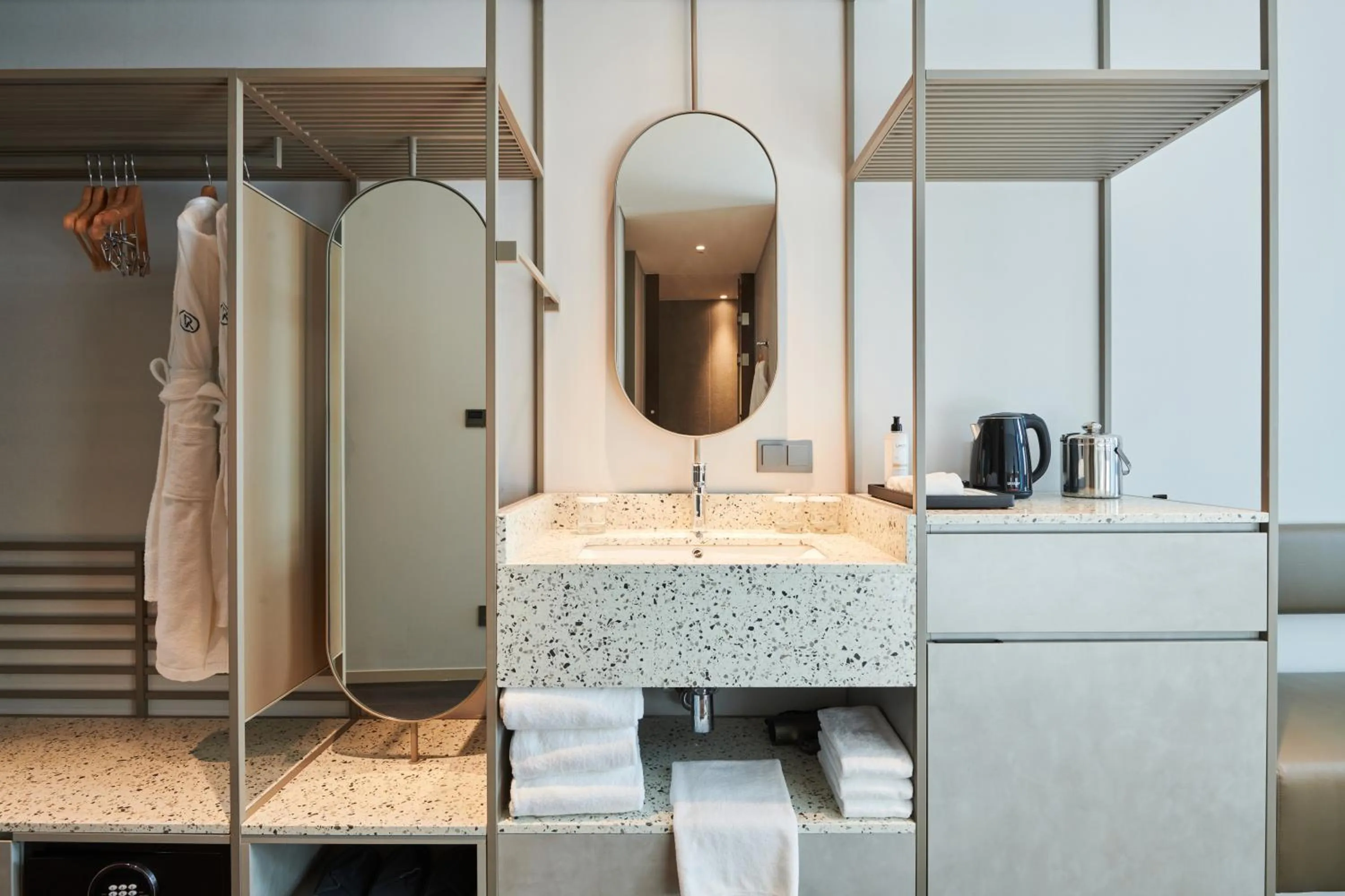 wardrobe in Nine Tree Premier ROKAUS Hotel Seoul Yongsan