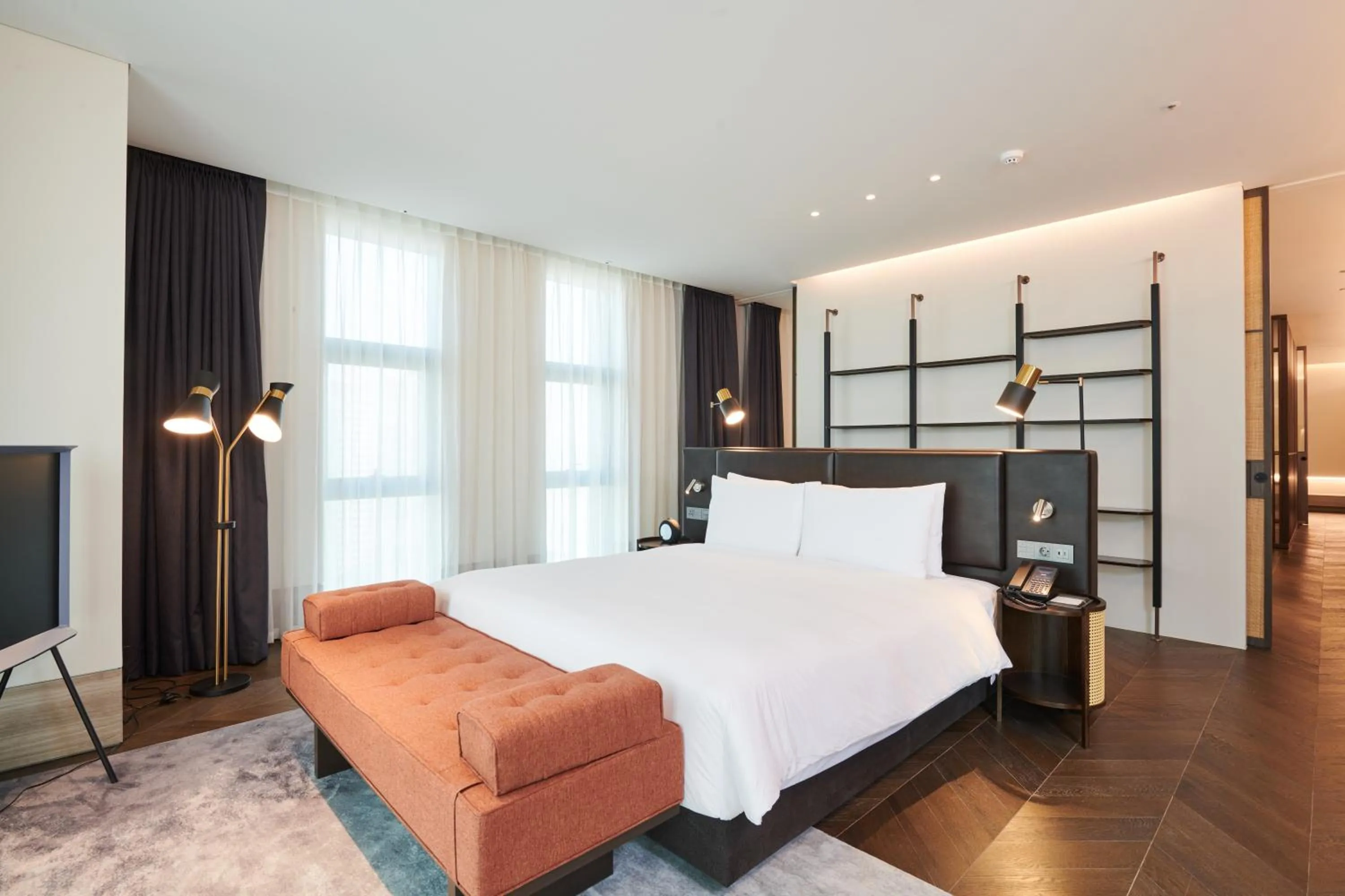 Bed in Nine Tree Premier ROKAUS Hotel Seoul Yongsan