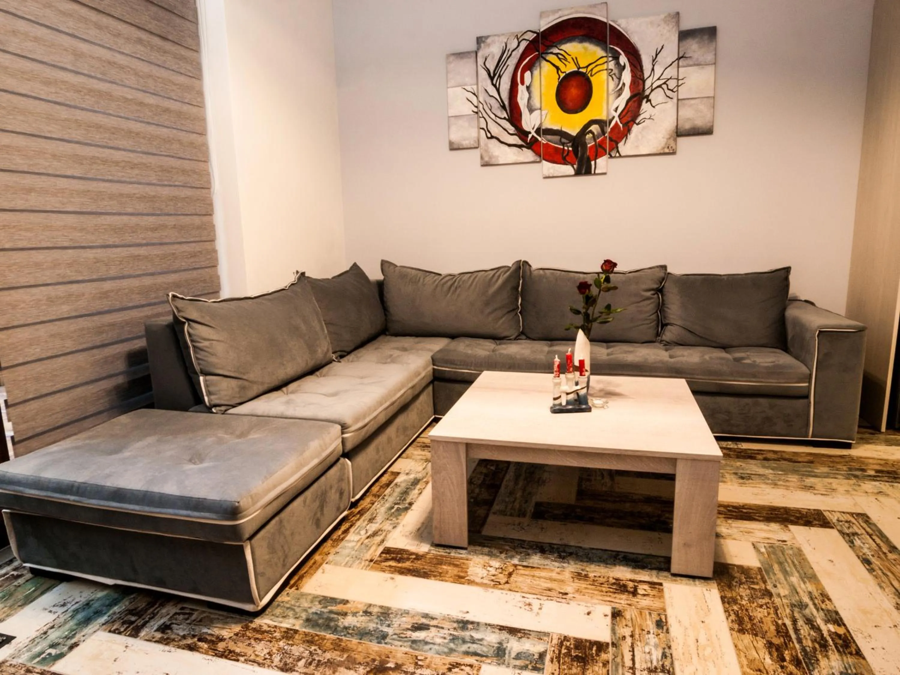 Living room in KasteliSuites