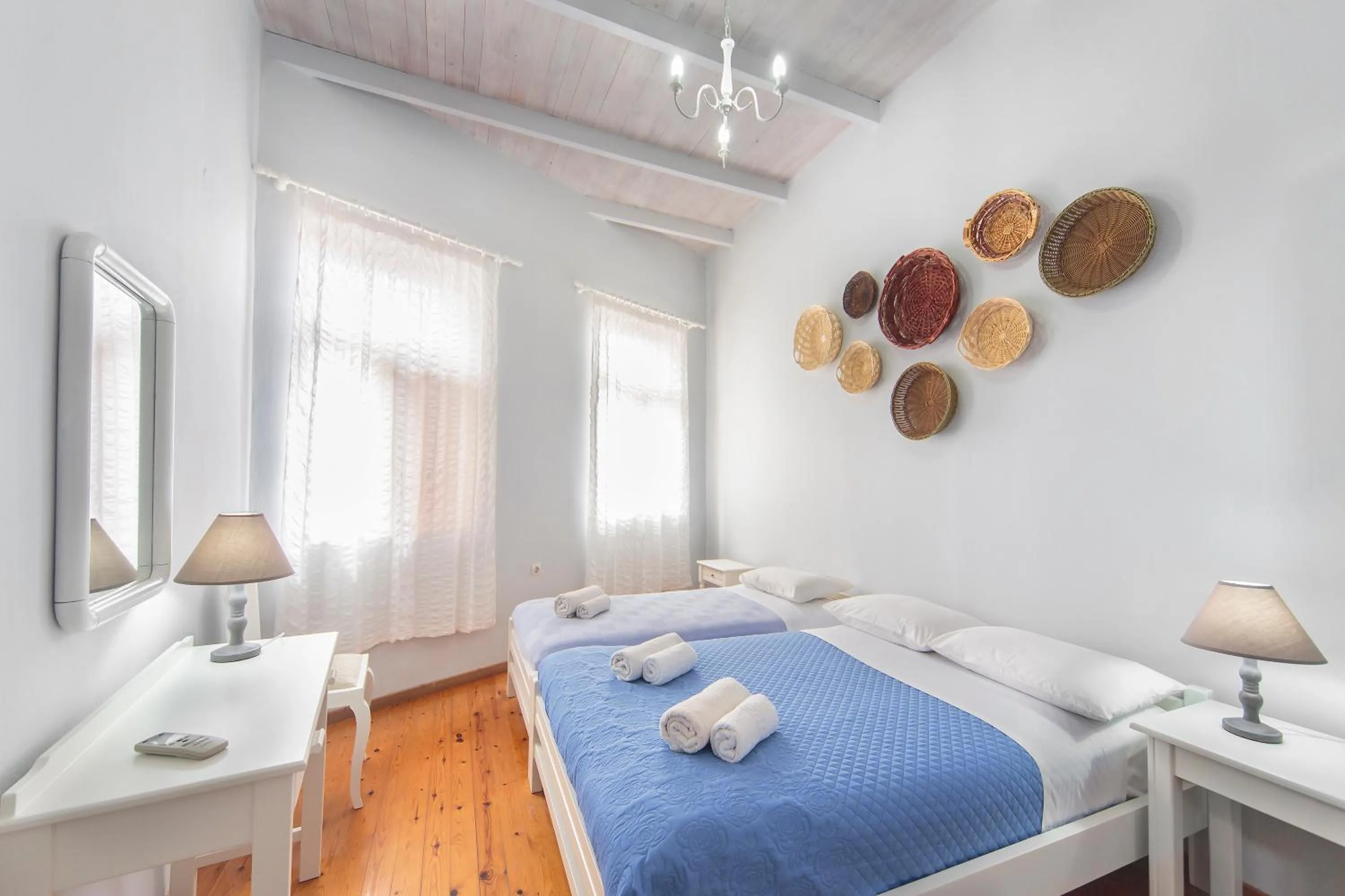 Bedroom in KasteliSuites