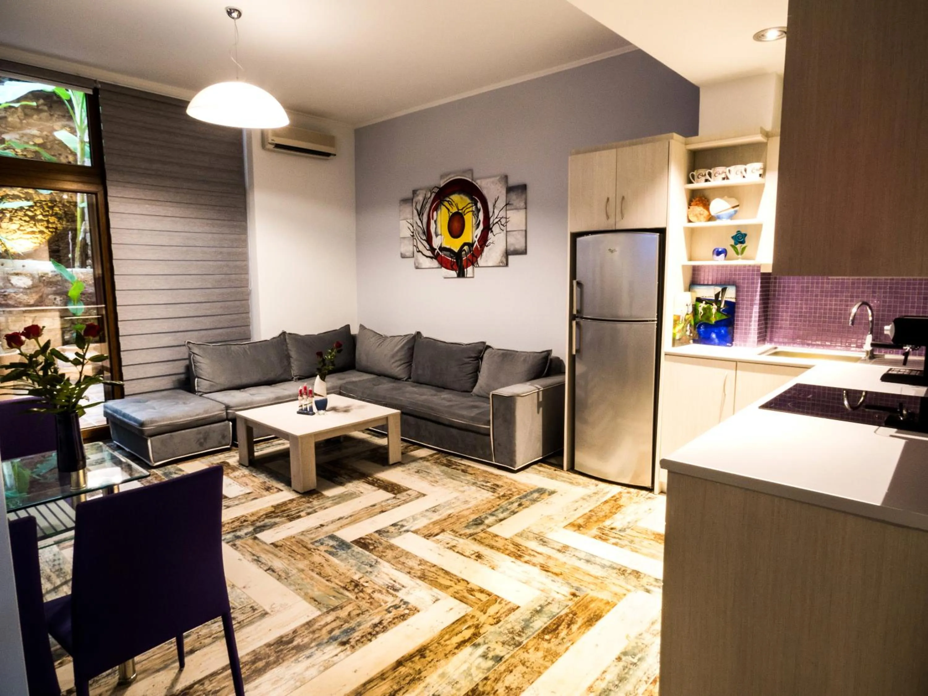 Living room in KasteliSuites