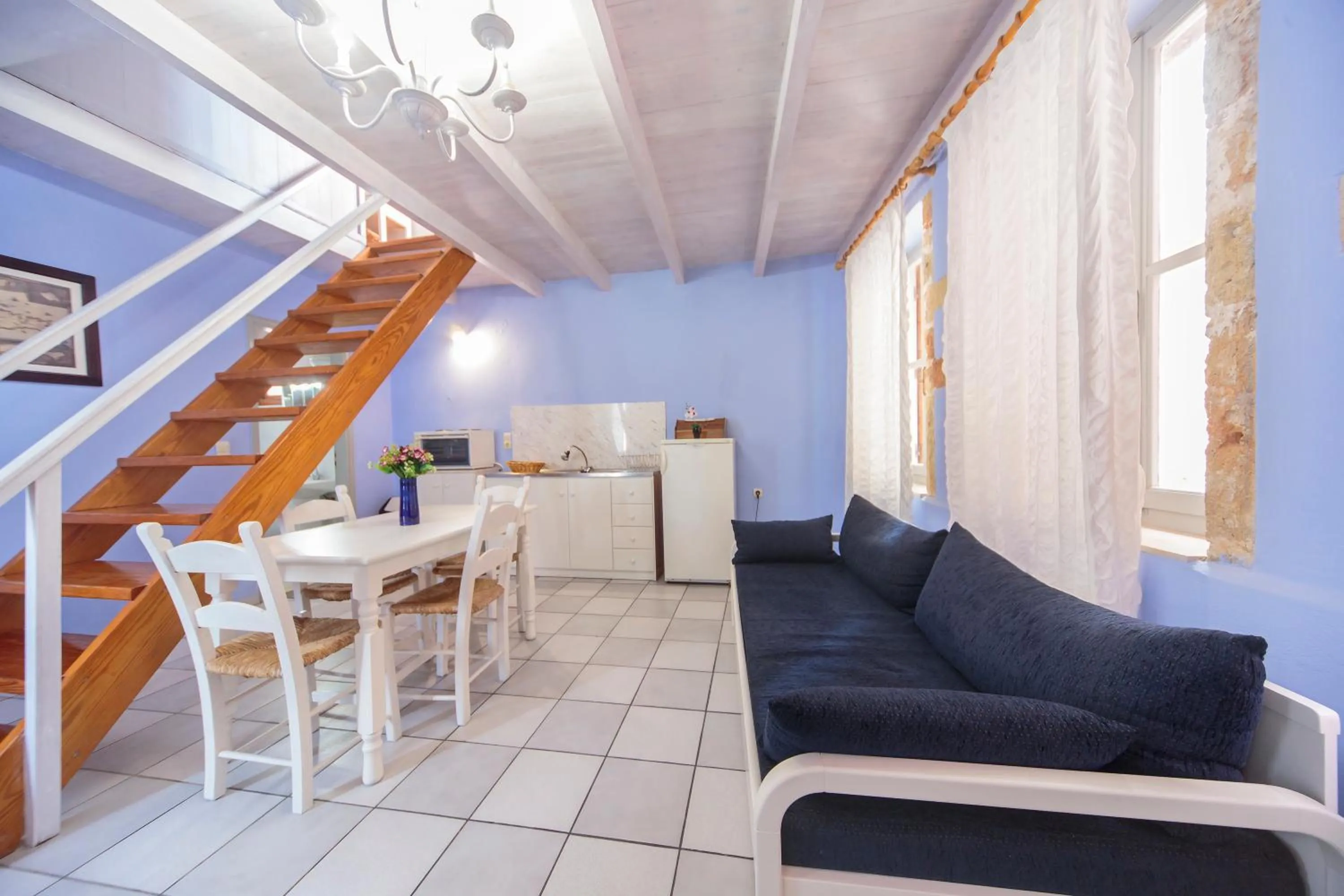 Living room in KasteliSuites