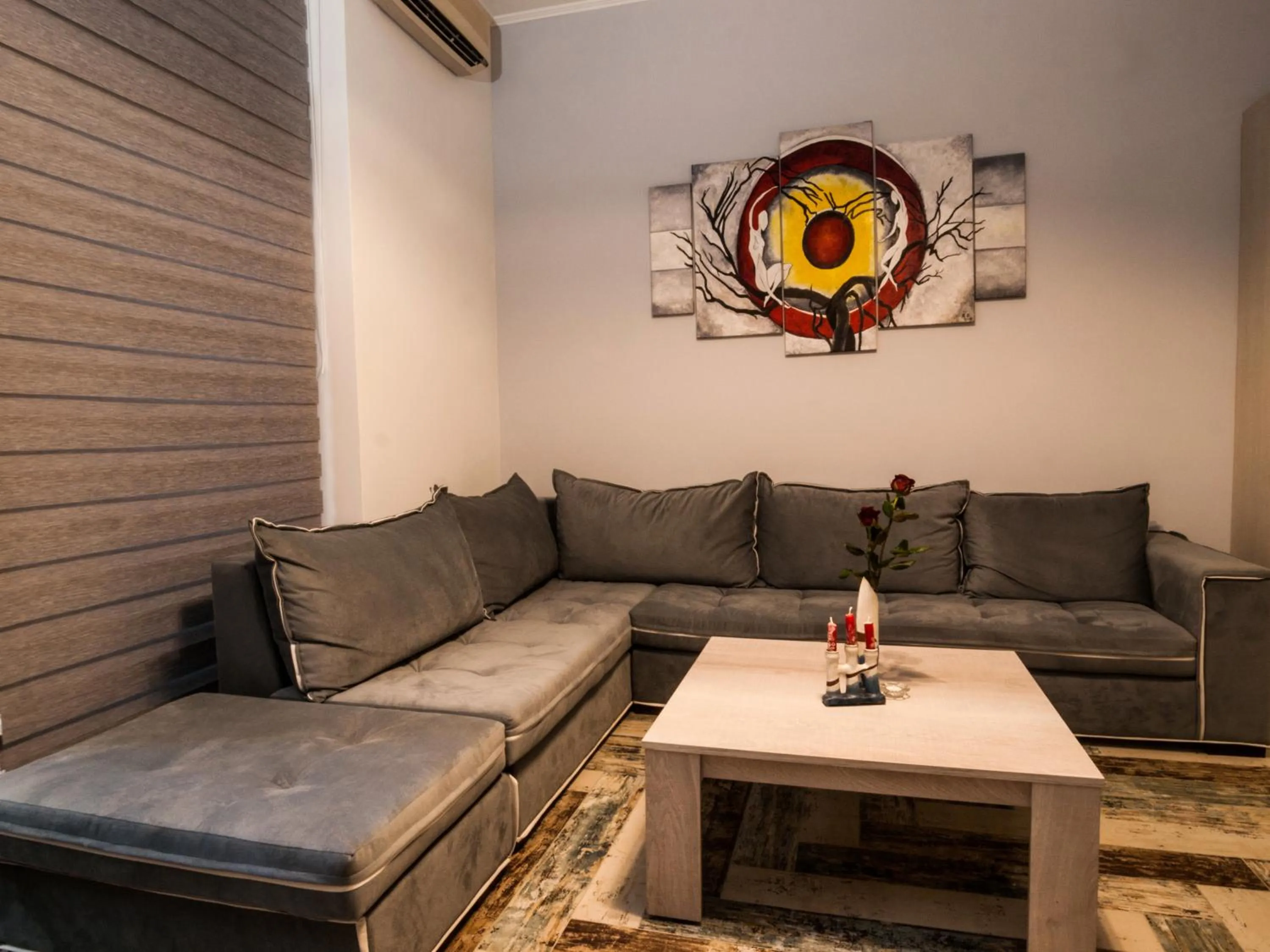 Living room in KasteliSuites