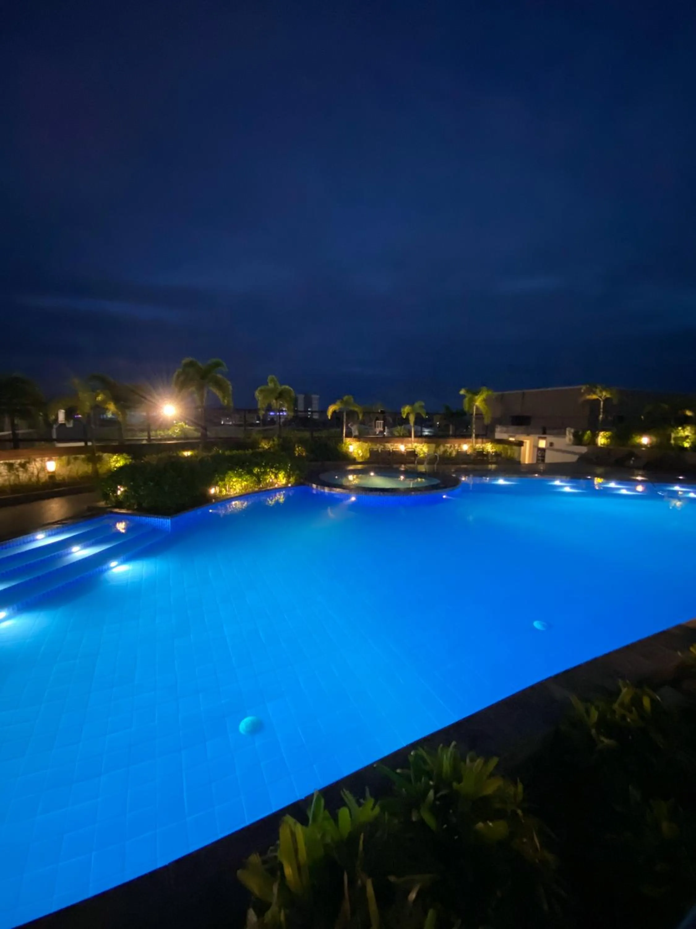 Swimming pool in Fully furnished condo in Quezon City