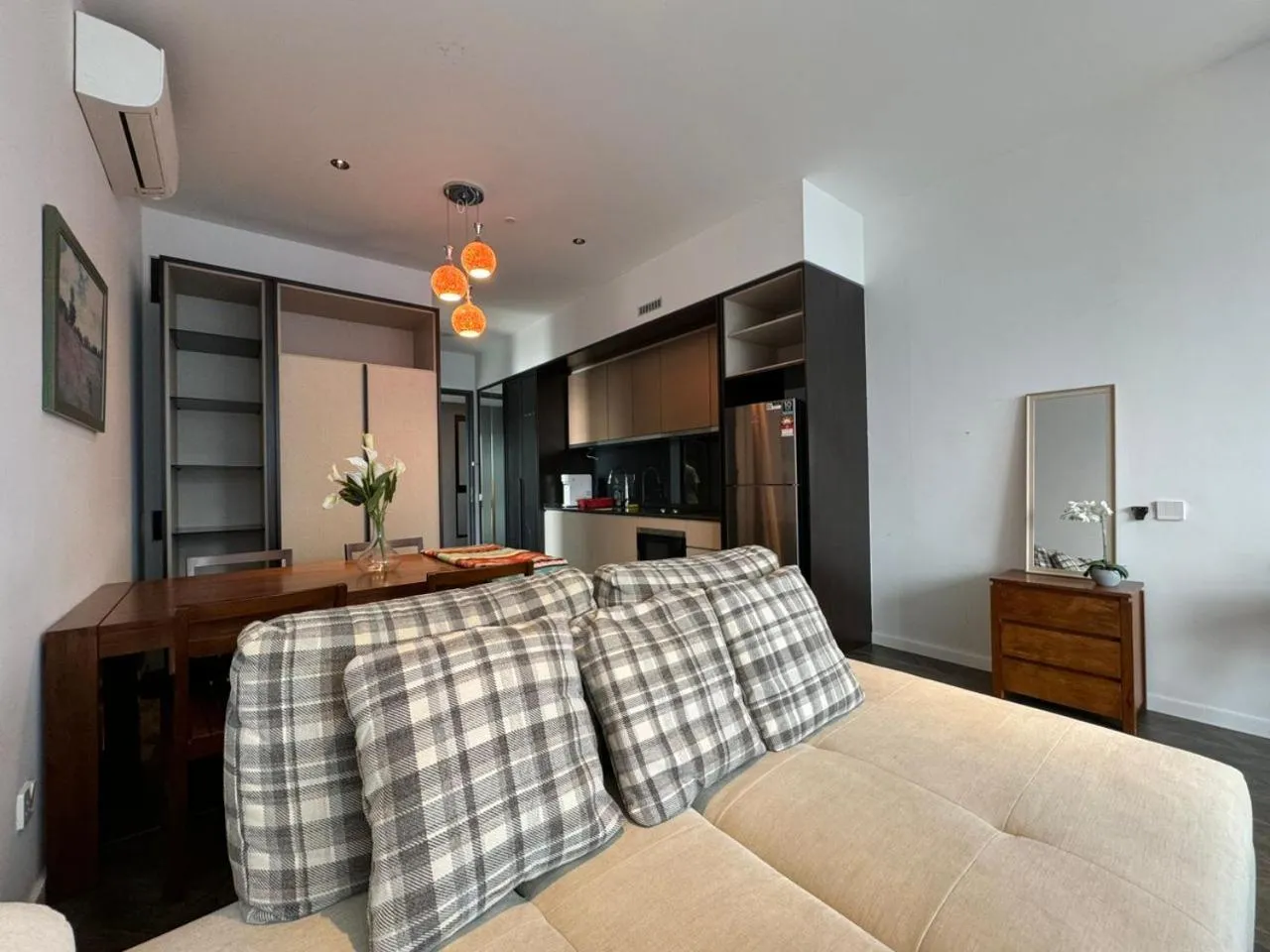 Kitchen or kitchenette in Scarletz Suites KLCC Twin Tower by Purple Orchid