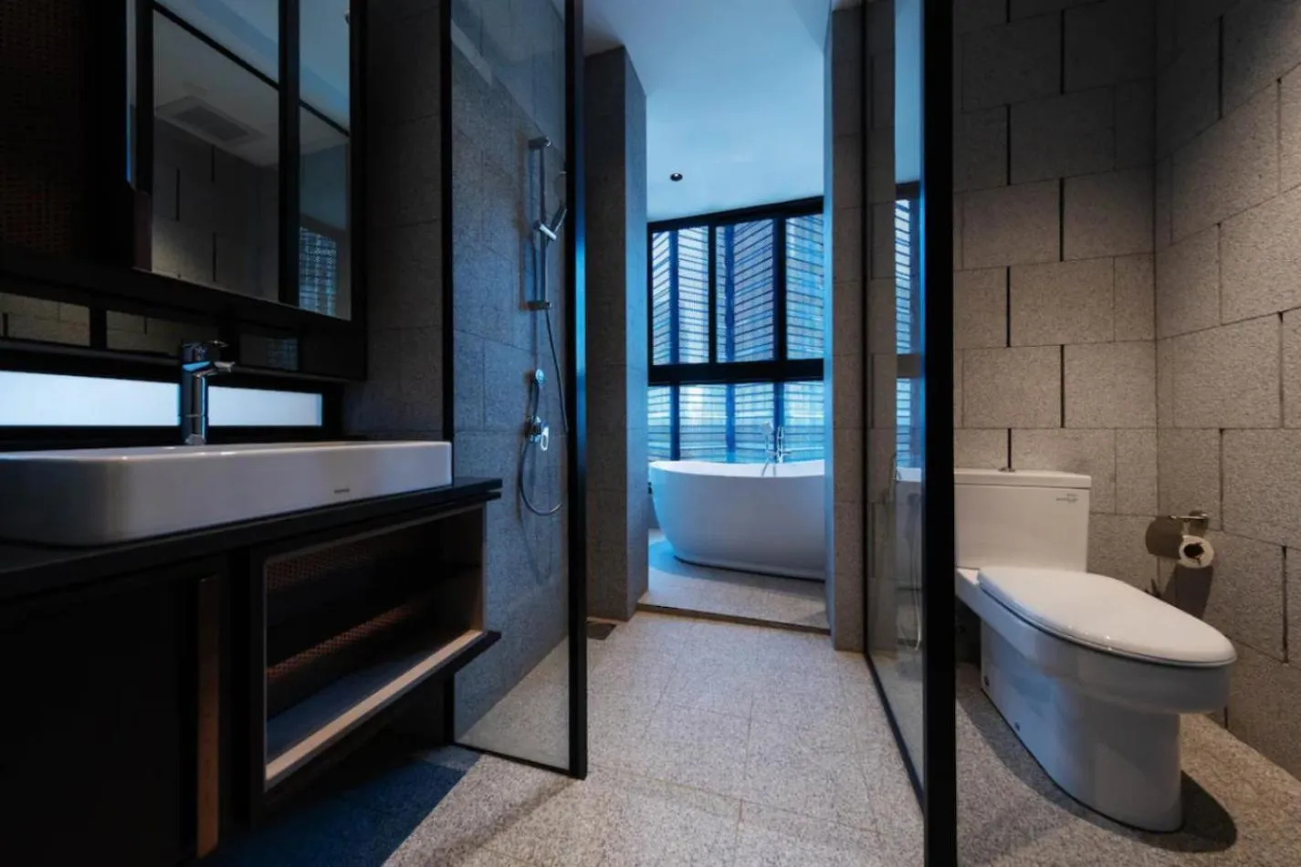 Shower in Scarletz Suites KLCC Twin Tower by Purple Orchid