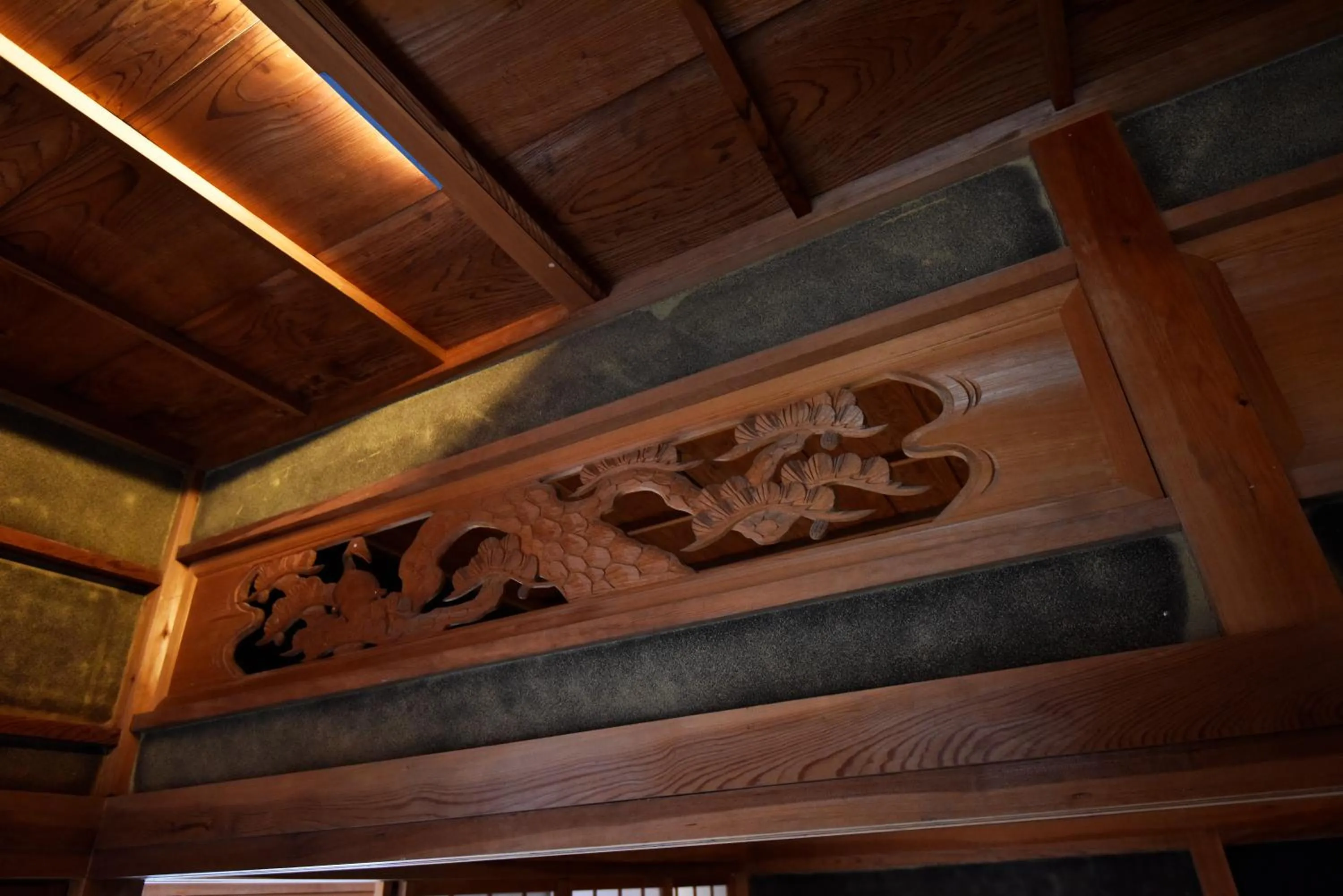 Decorative detail in Satoyama Hotel Kanenone Tamba