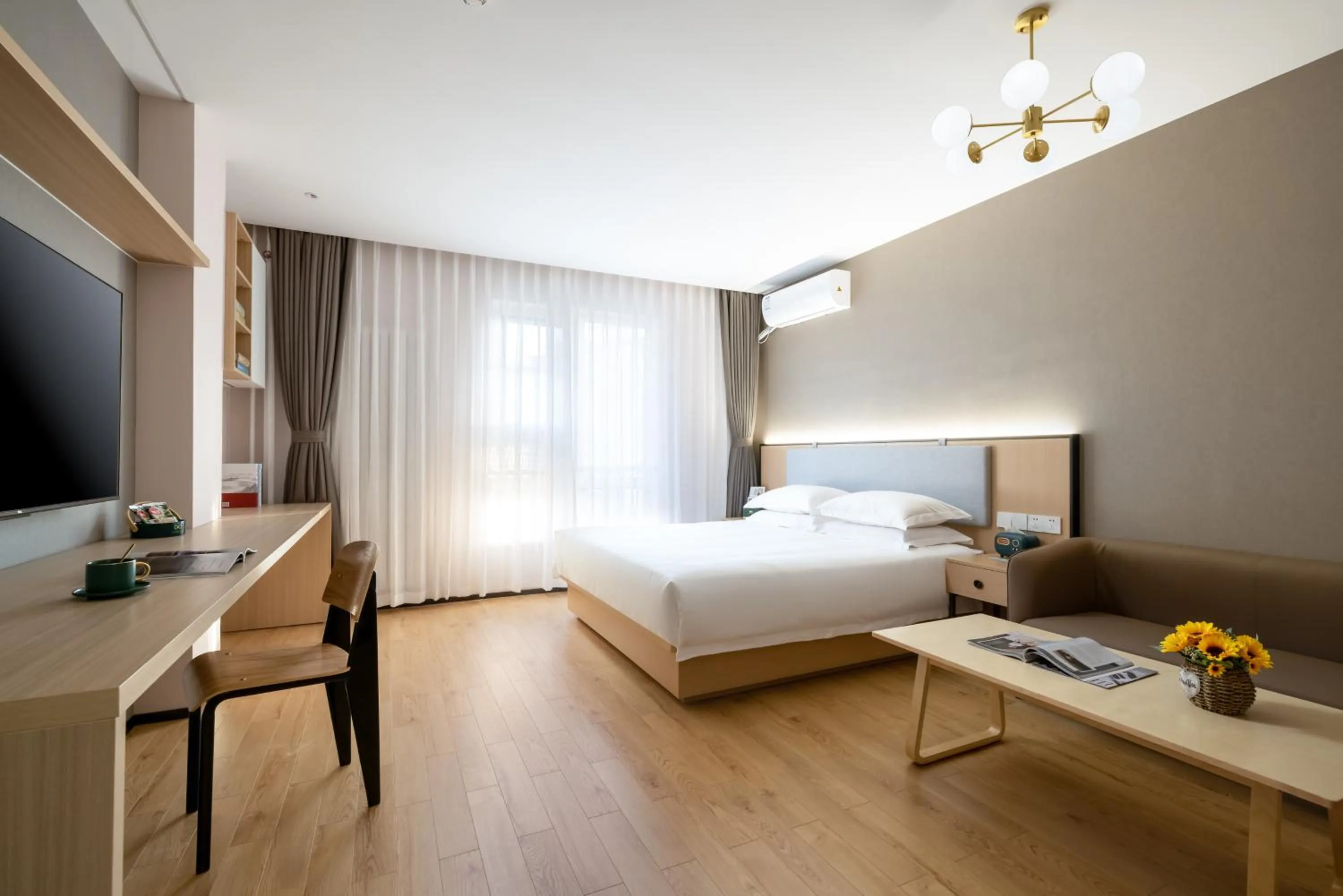 Photo of the whole room, Bed in Nost algia S Hotel Beijing Liangxiang University Town