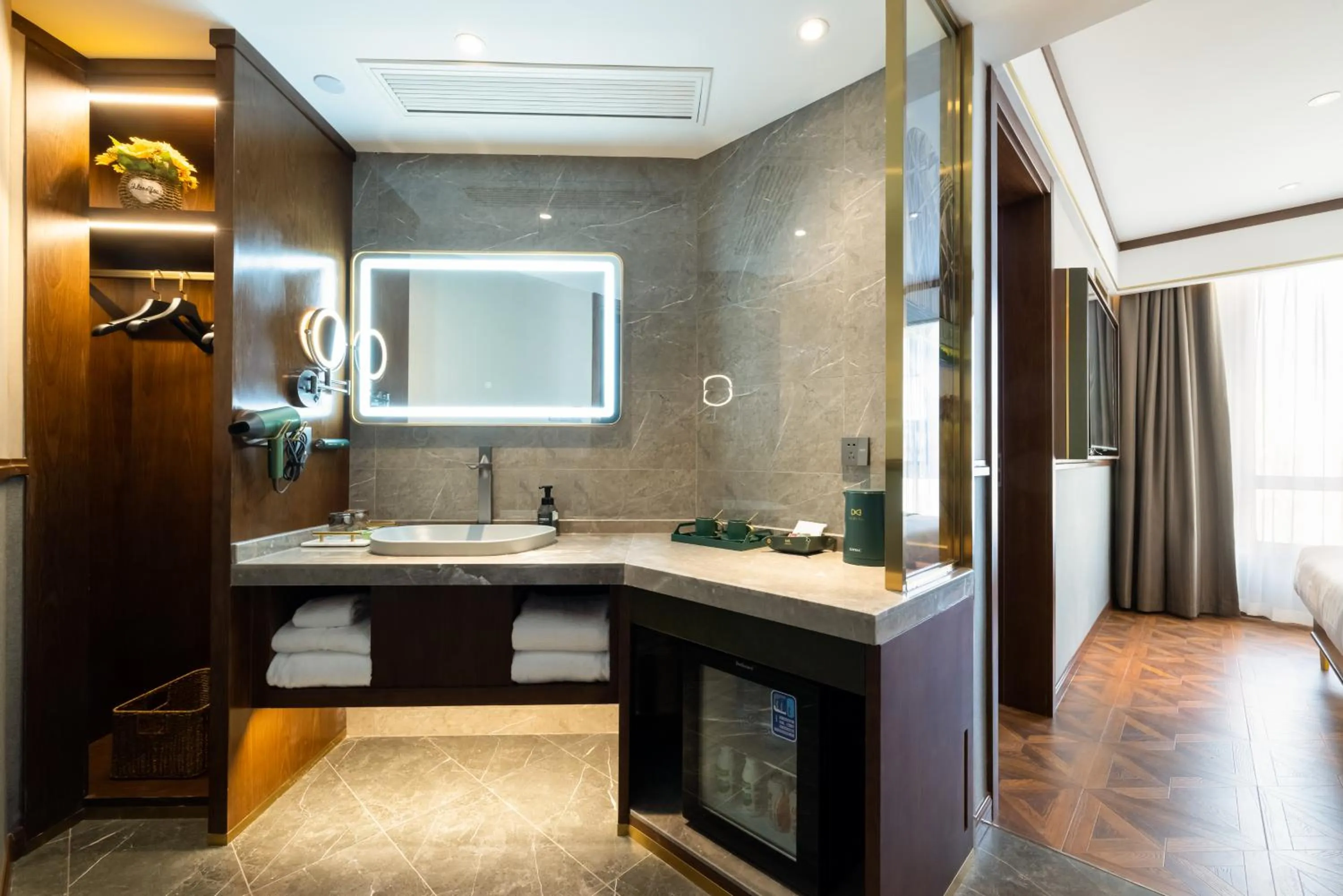 Bathroom in Nost algia S Hotel Beijing Liangxiang University Town