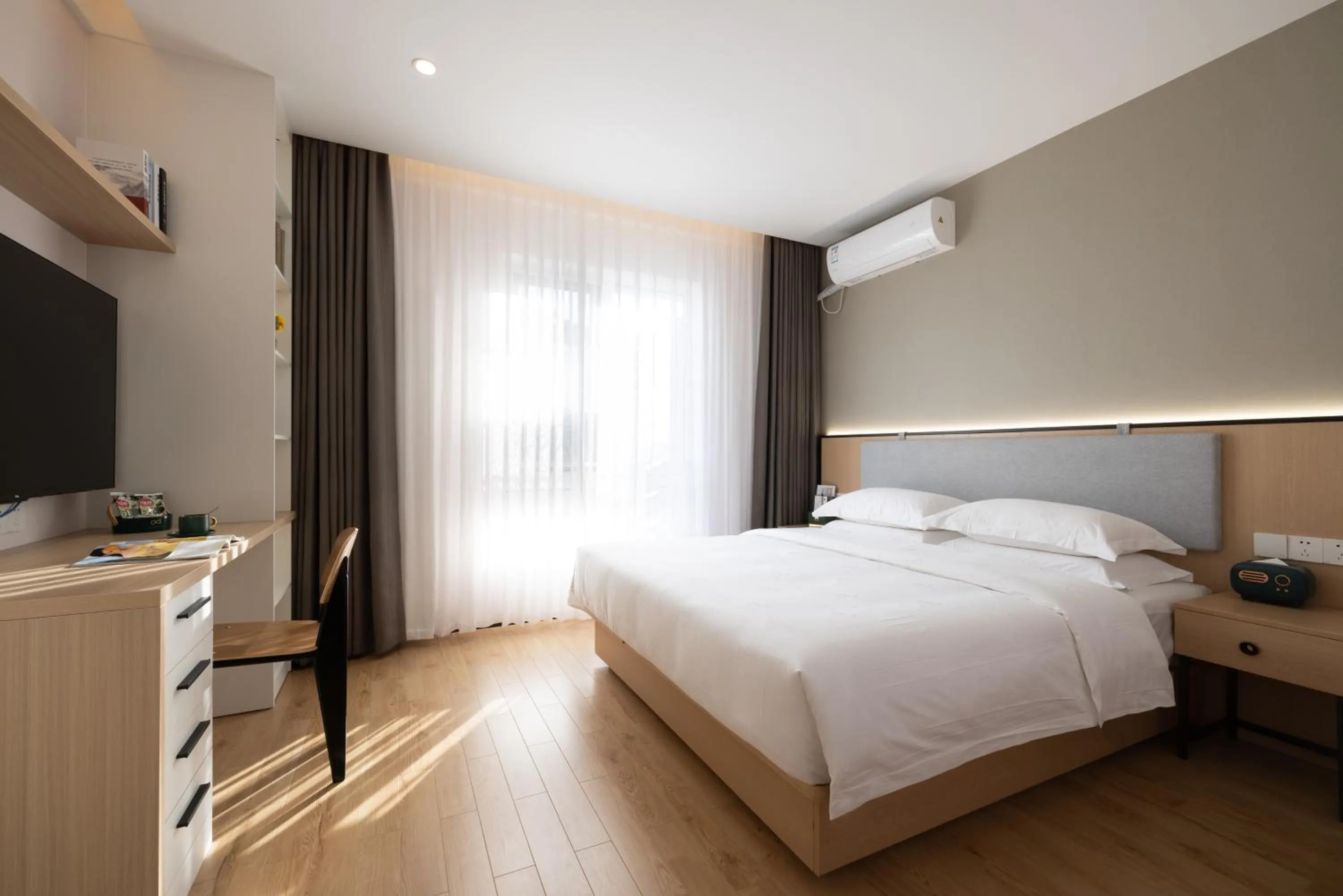 Bed in Nost algia S Hotel Beijing Liangxiang University Town