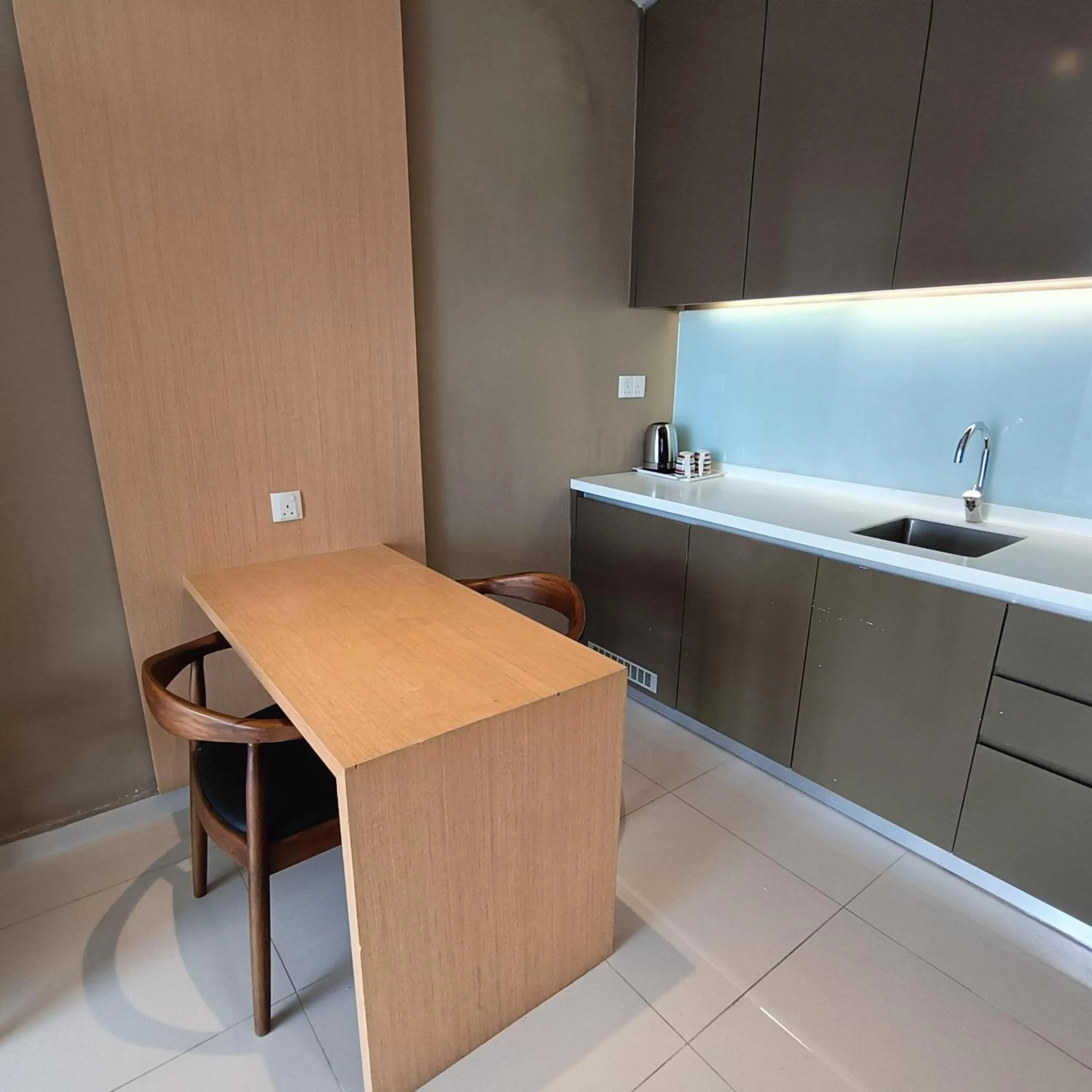 Kitchen or kitchenette in Melaka Studio Suites