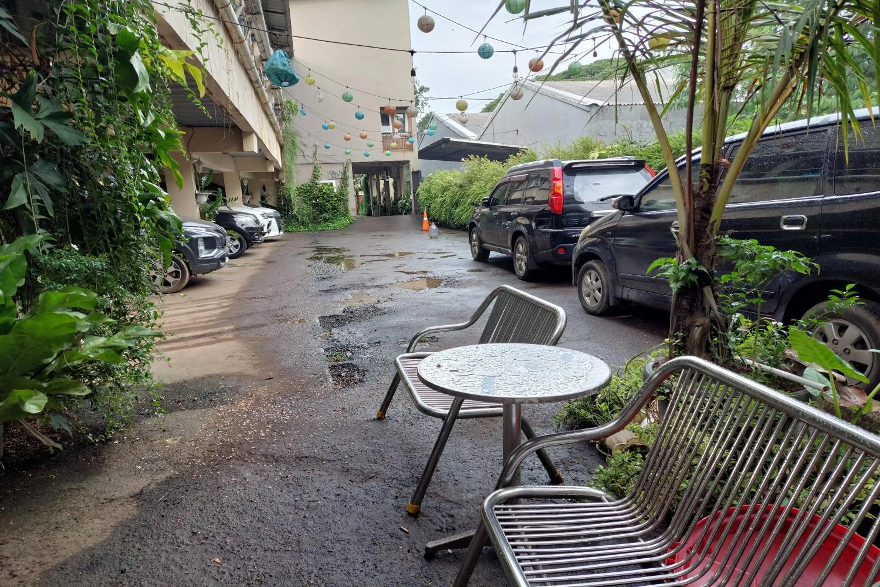 Garden view in Pondok Sabaraya Haji Juanda Cikampek Purwakarta