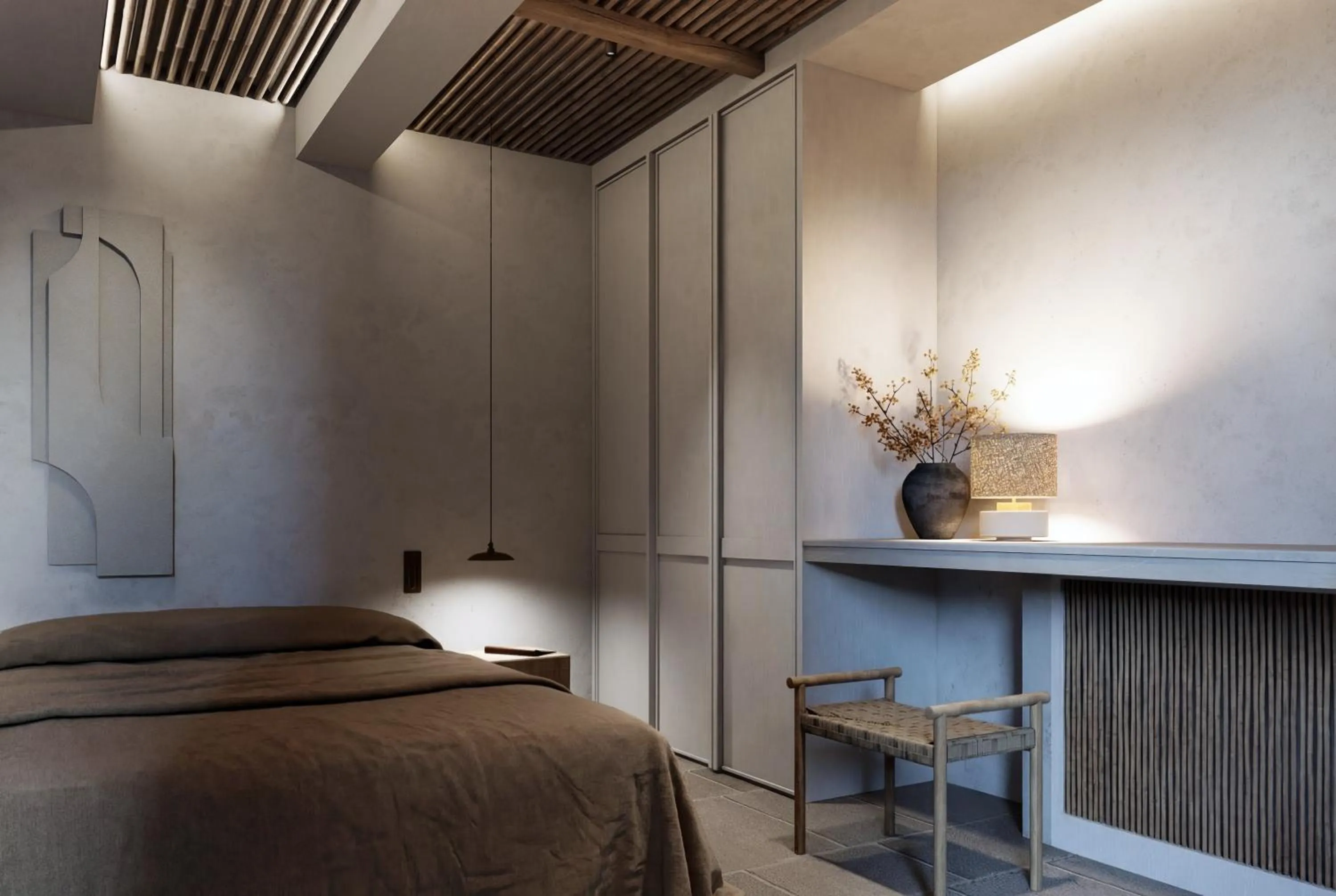 Bedroom, Bed in Meros, Santikos Collection