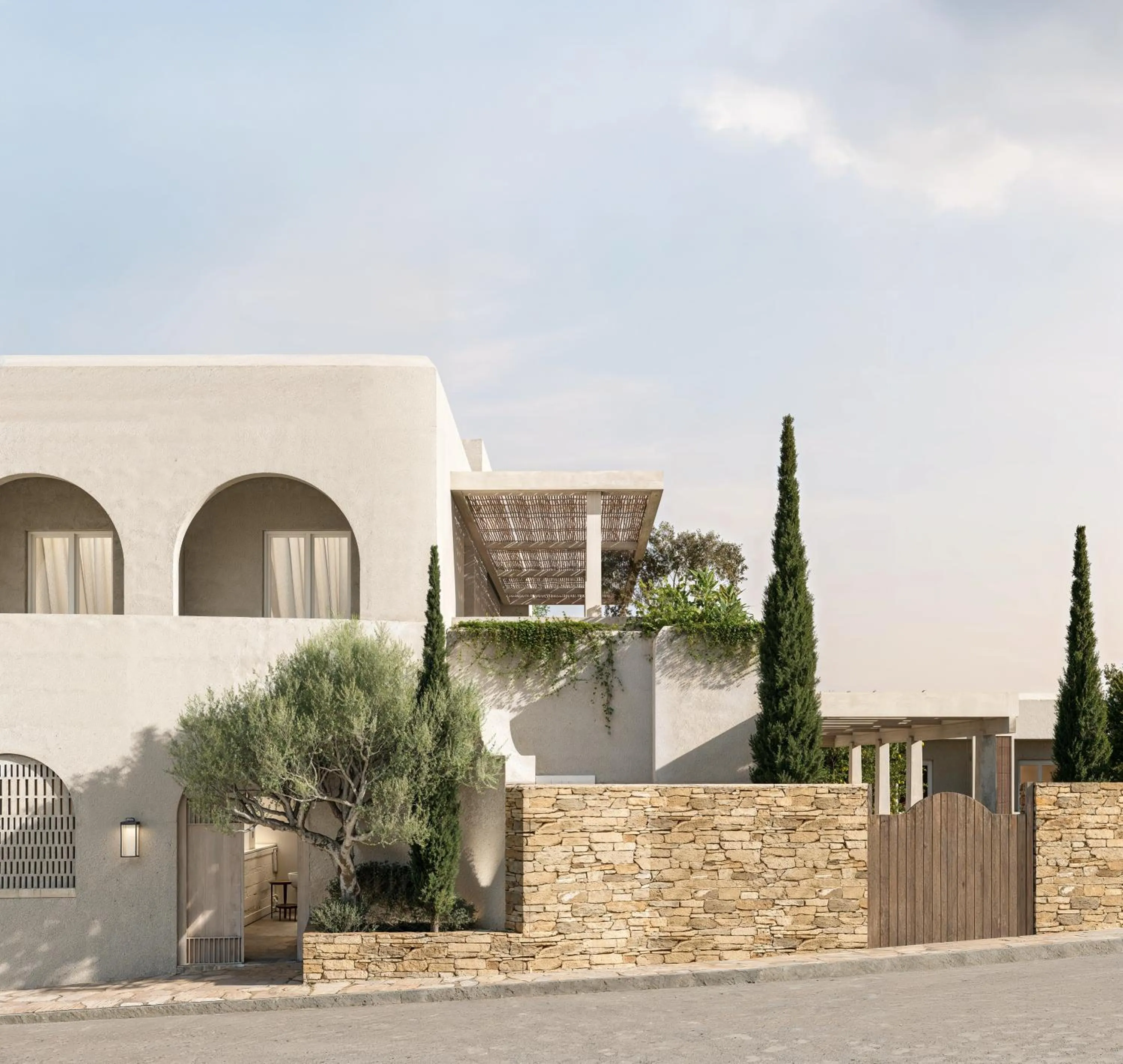 Property building in Meros, Santikos Collection