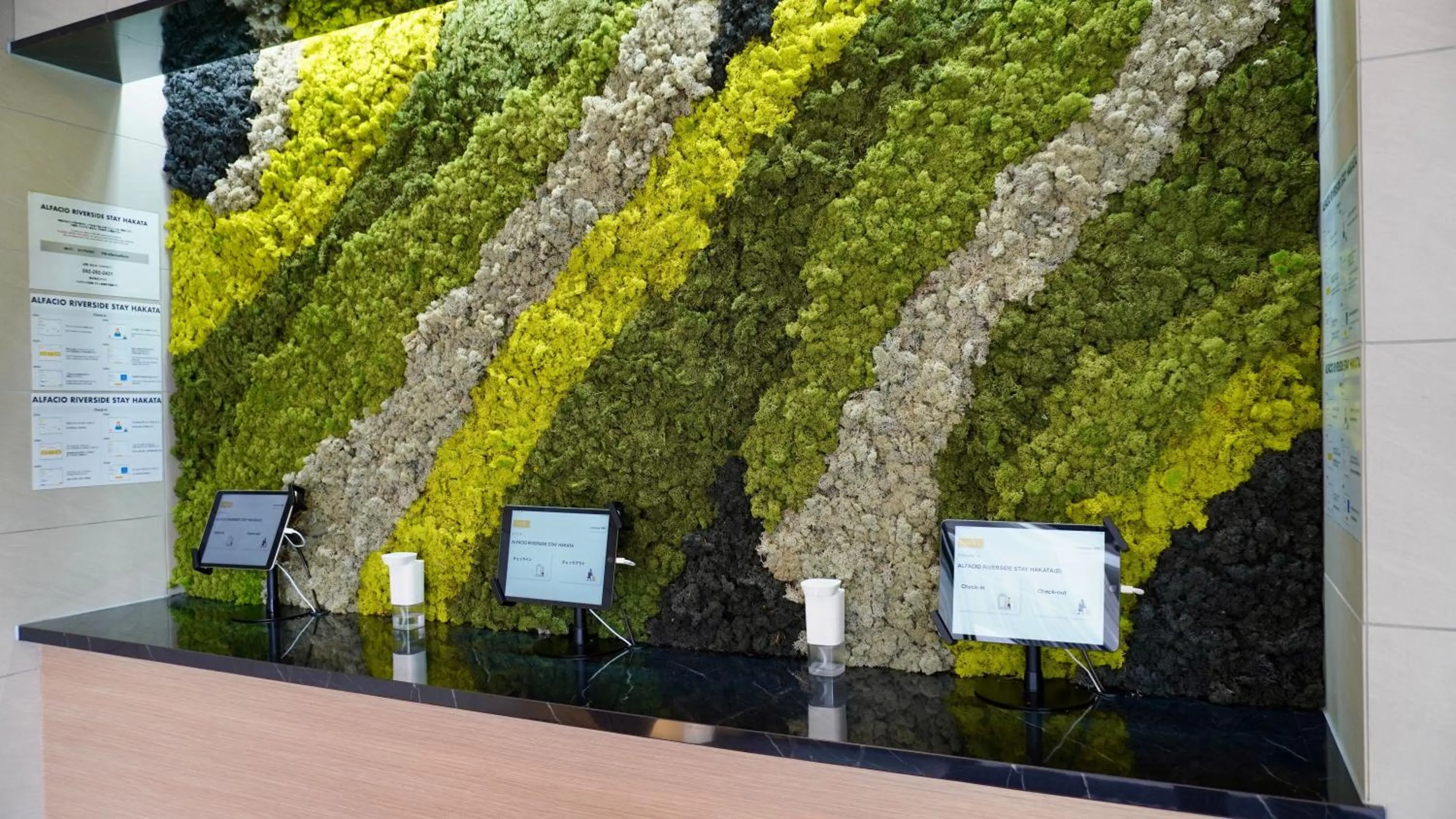 Lobby or reception in ALFACIO RIVERSIDE STAY HAKATA