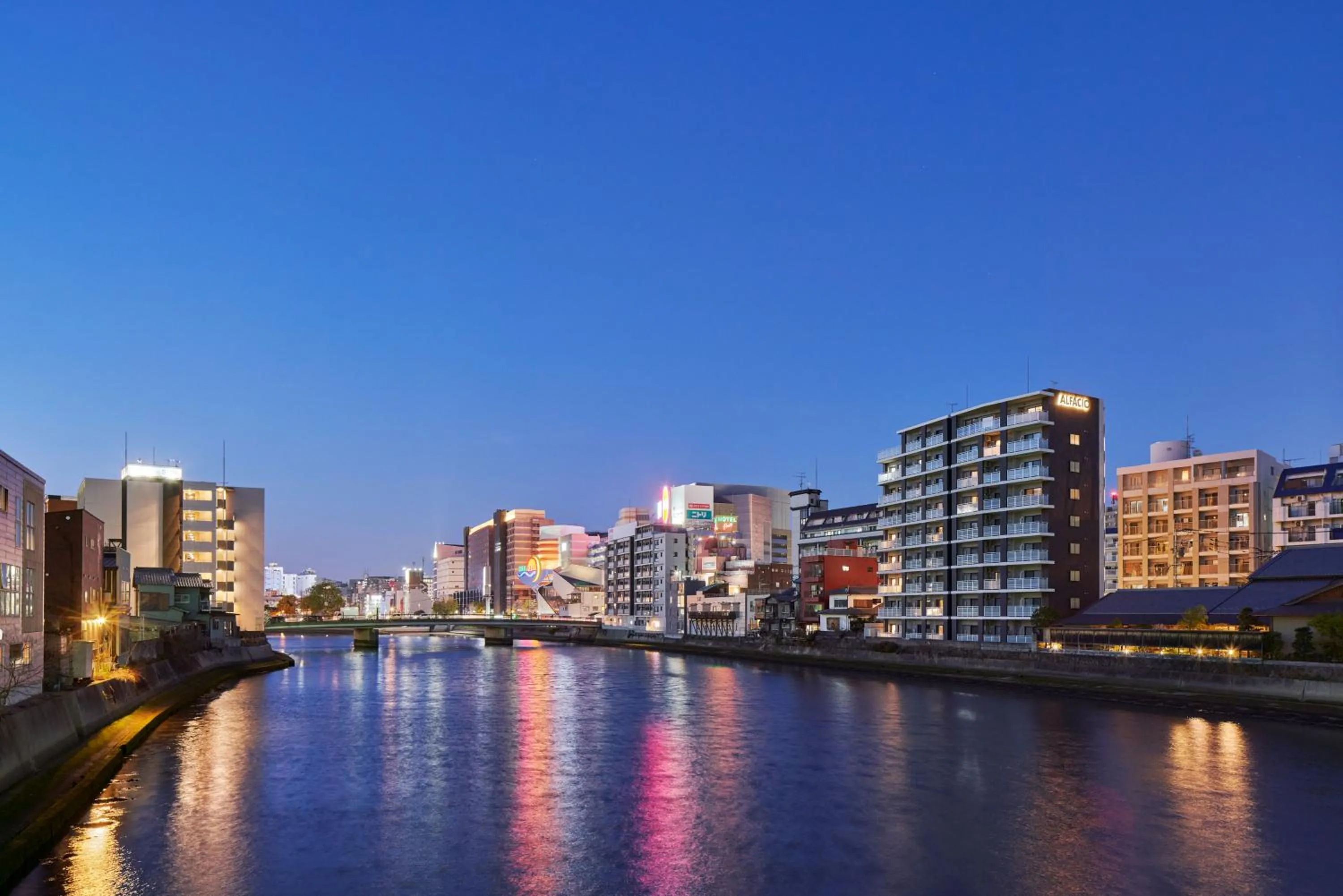 Property building in ALFACIO RIVERSIDE STAY HAKATA