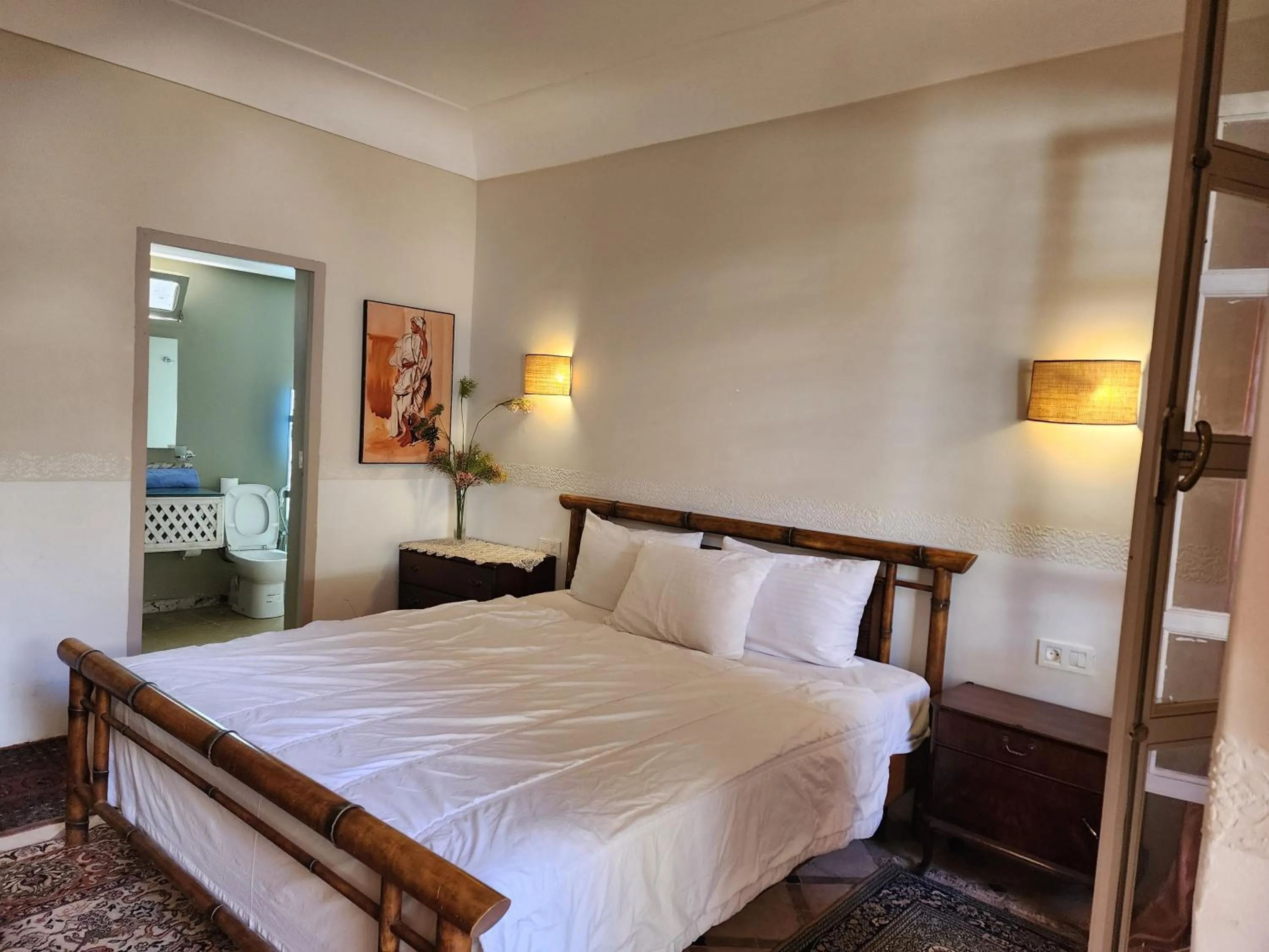 Bed in Riad salix d'agafay