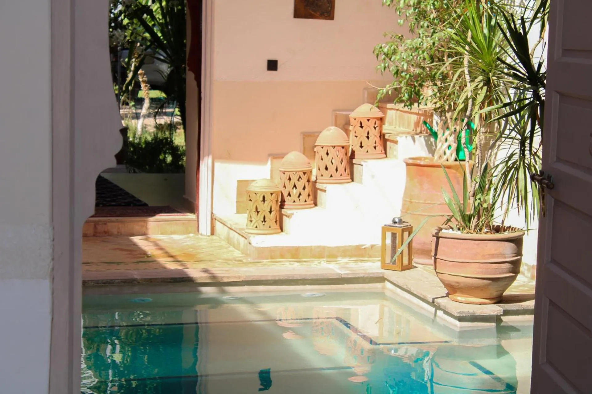 Patio in Riad salix d'agafay