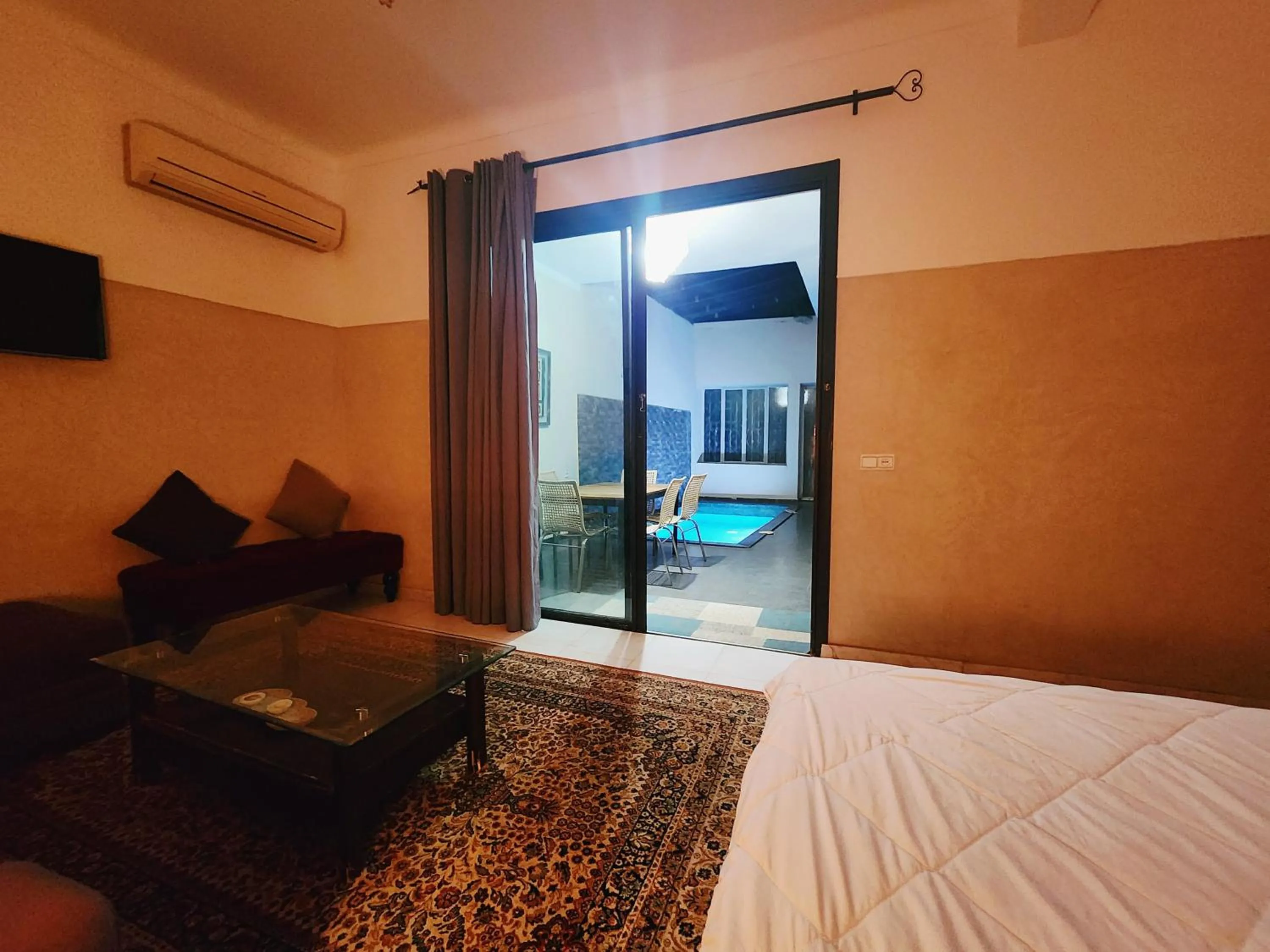 Bed in Riad salix d'agafay