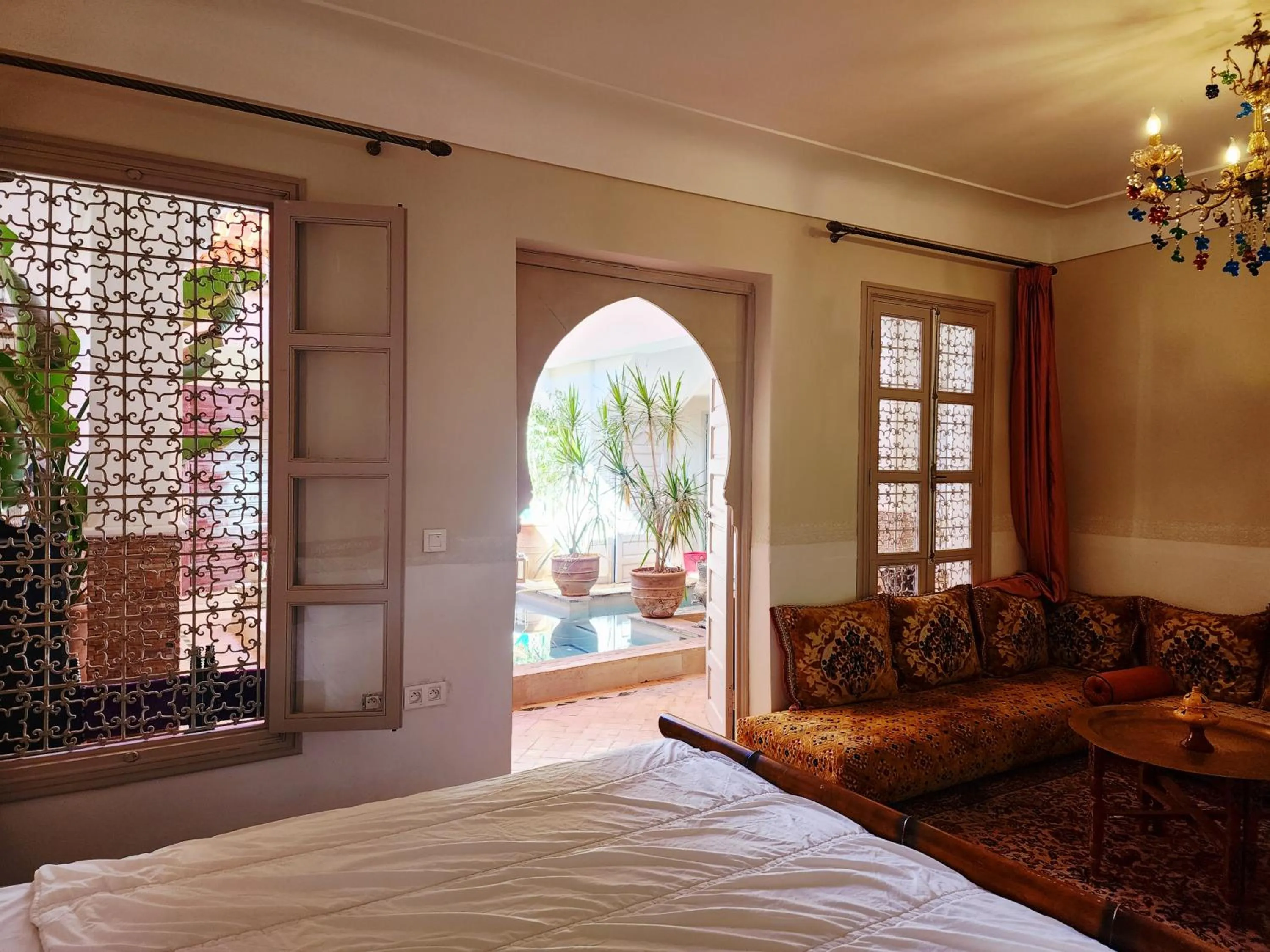 Bed in Riad salix d'agafay