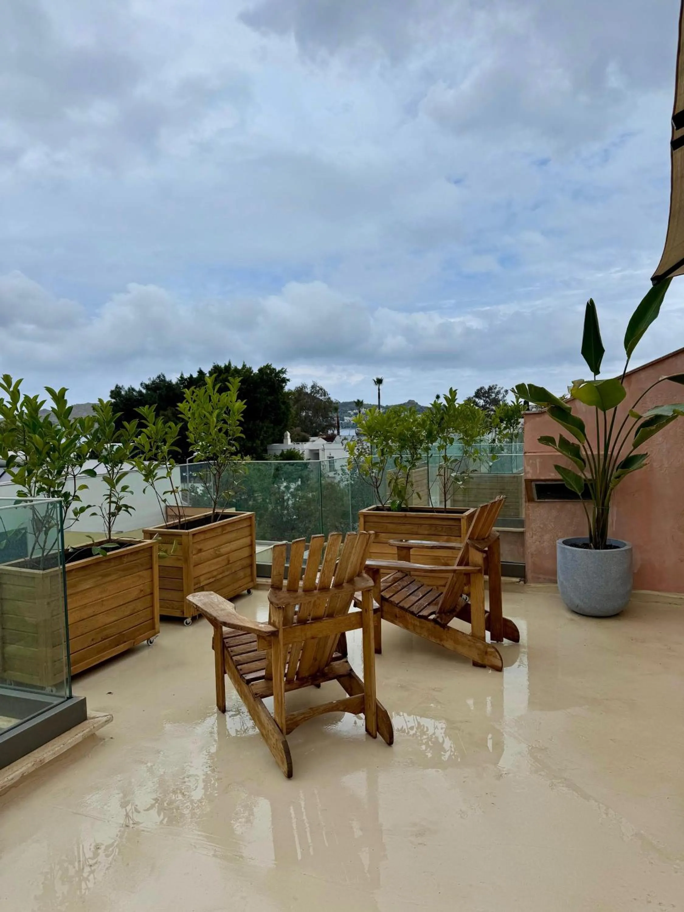 Balcony/Terrace in Sezz Hotels Spa Wellness Yalikavak Adult Only