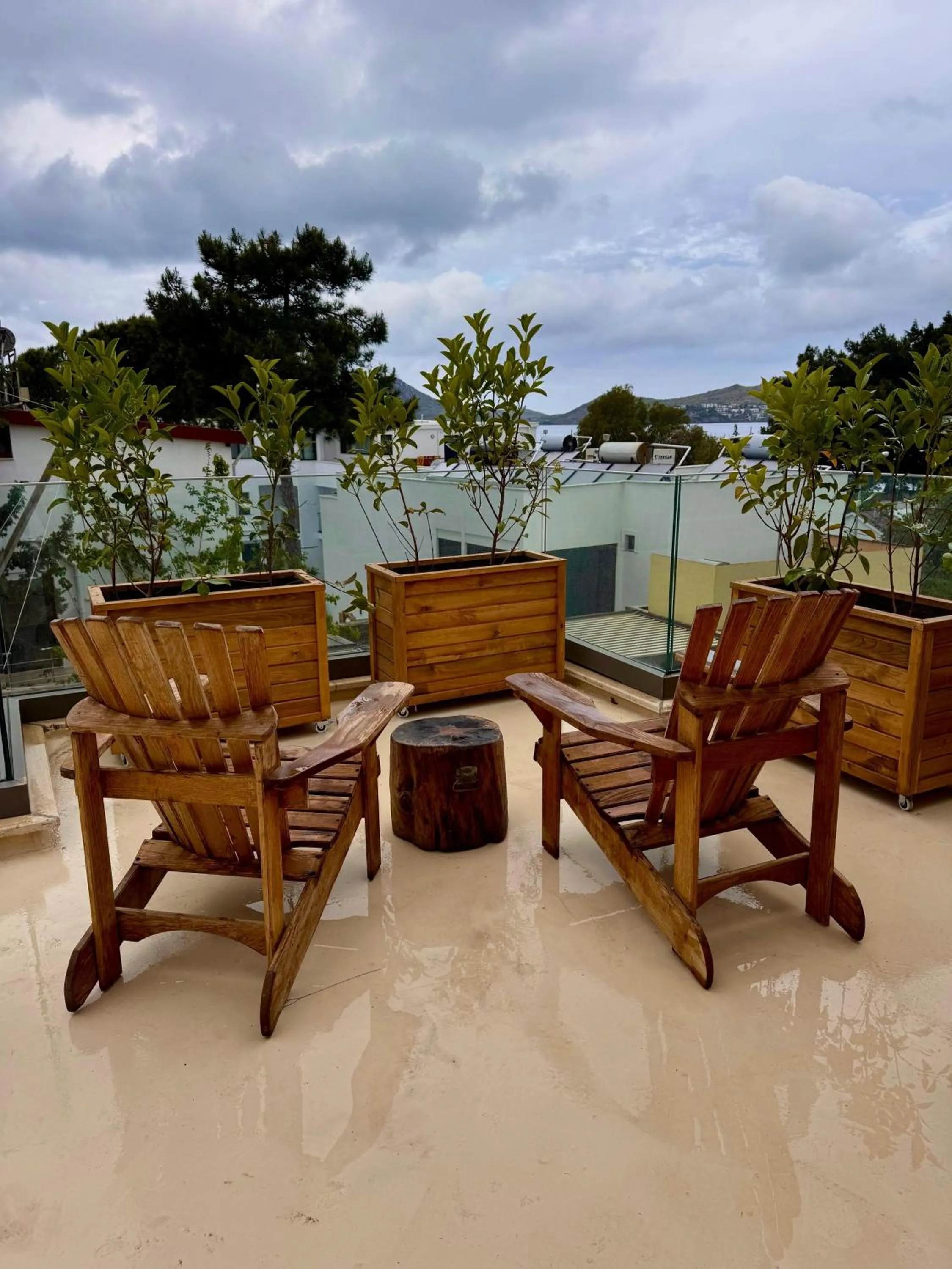 Balcony/Terrace in Sezz Hotels Spa Wellness Yalikavak Adult Only