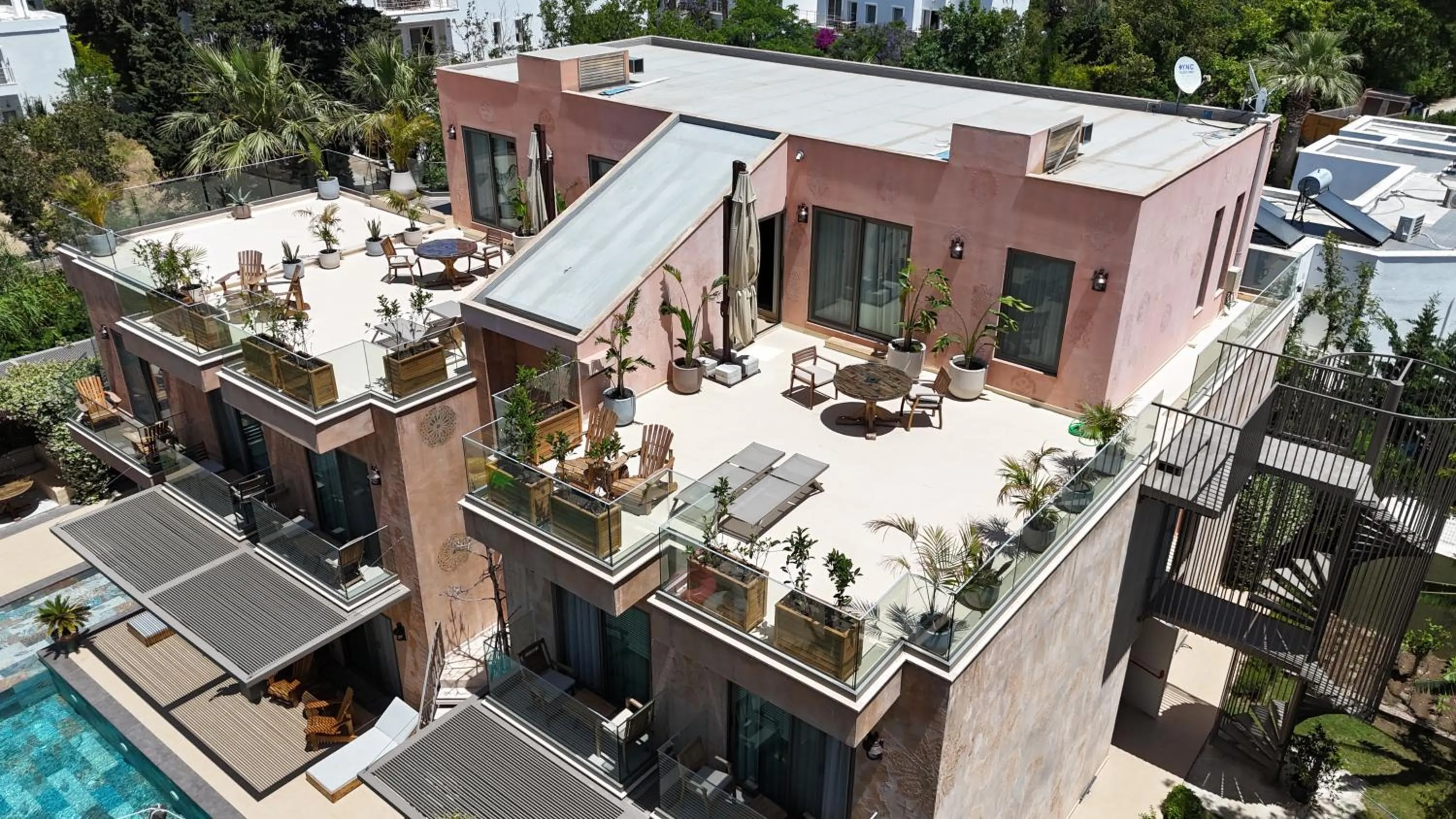 Balcony/Terrace in Sezz Hotels Spa Wellness Yalikavak Adult Only