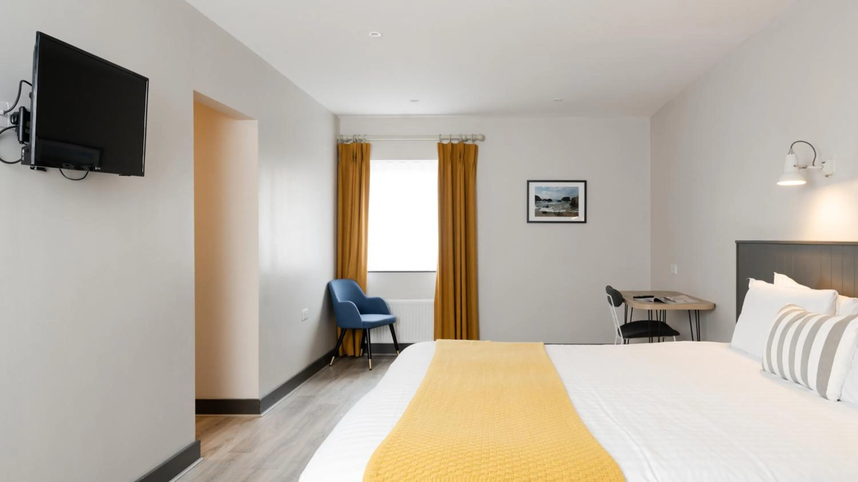 Bed in Marine Hotel Ballycastle