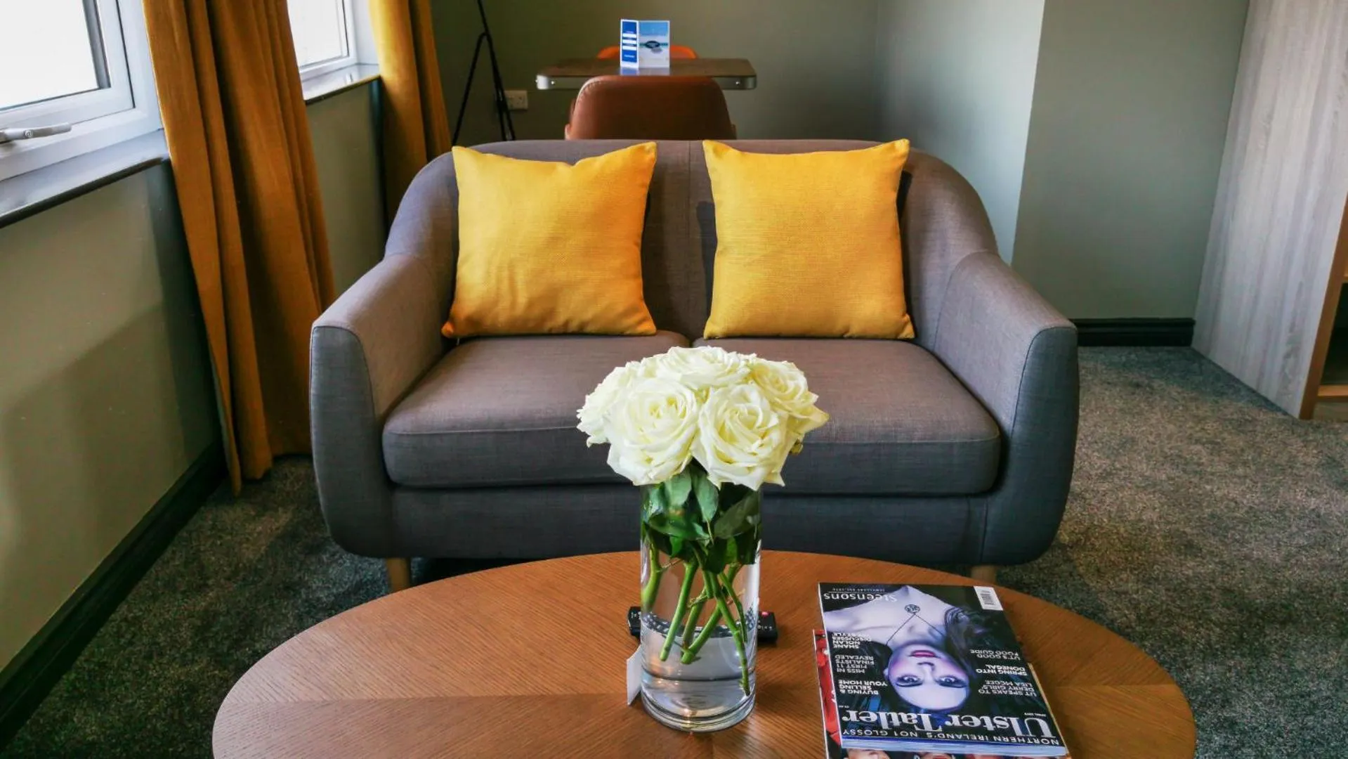 Seating area in Marine Hotel Ballycastle