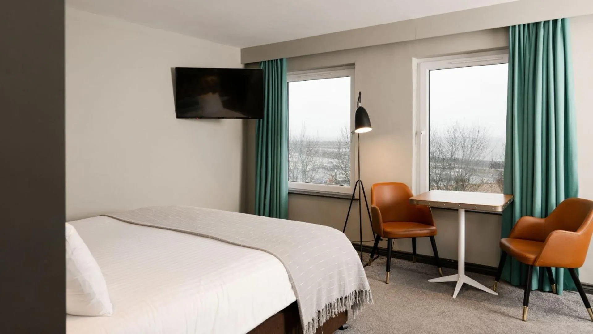 View (from property/room), Bed in Marine Hotel Ballycastle