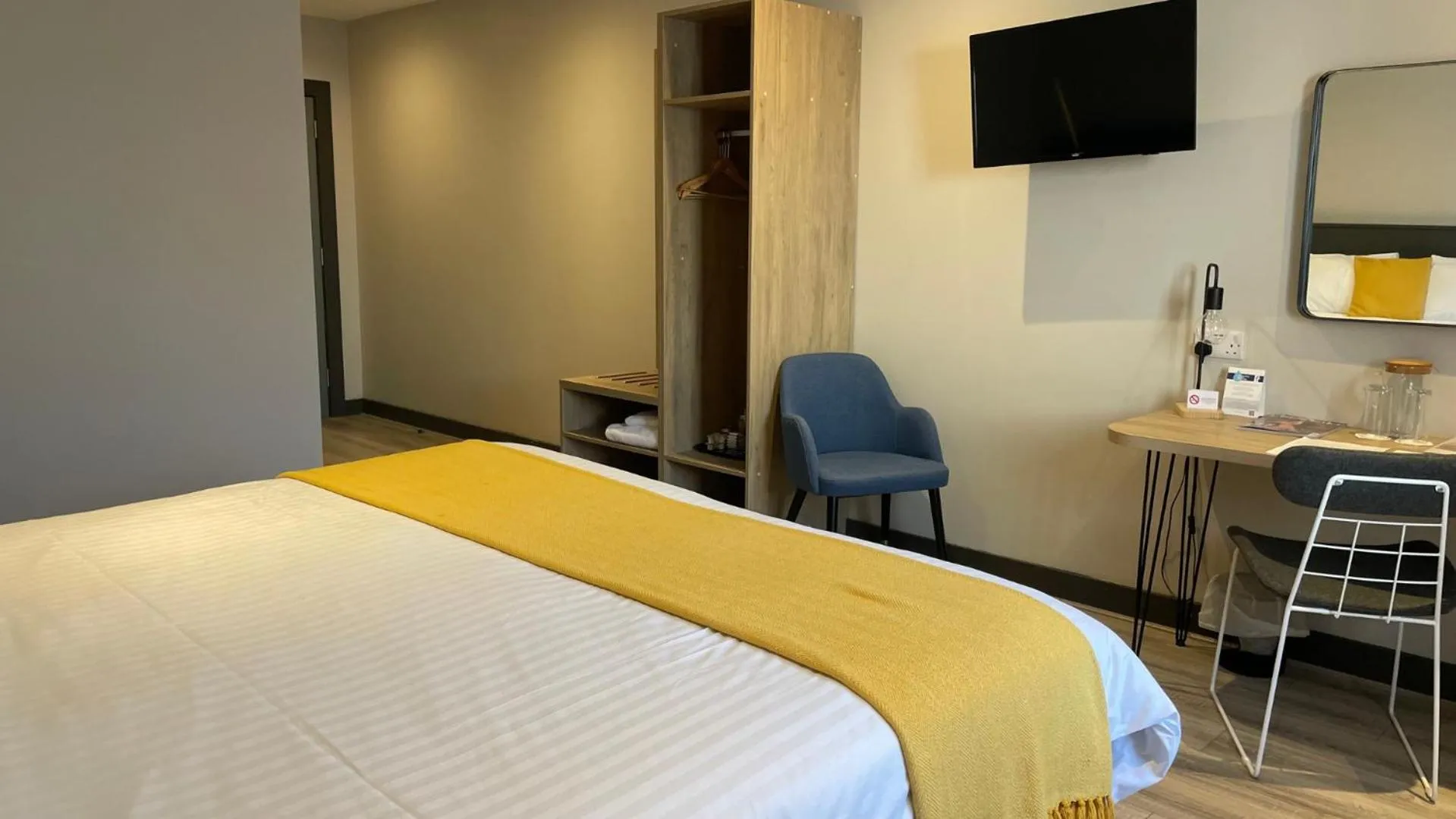 Bed in Marine Hotel Ballycastle