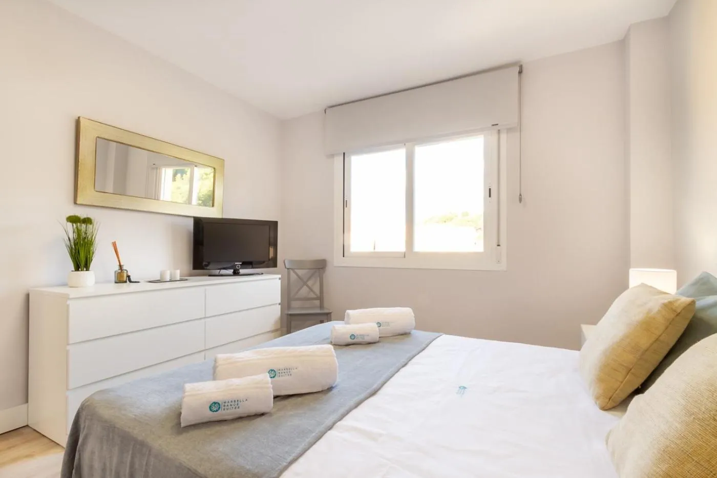 Bed in MARBELLA BANUS SUITES - Marbella Centre Soriano 56 Suite Apartment