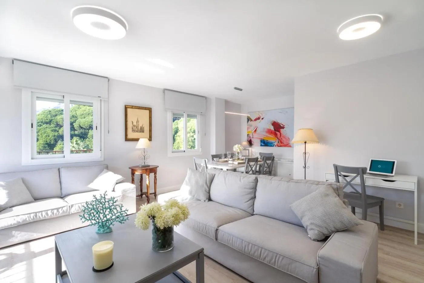 Living room in MARBELLA BANUS SUITES - Marbella Centre Soriano 56 Suite Apartment