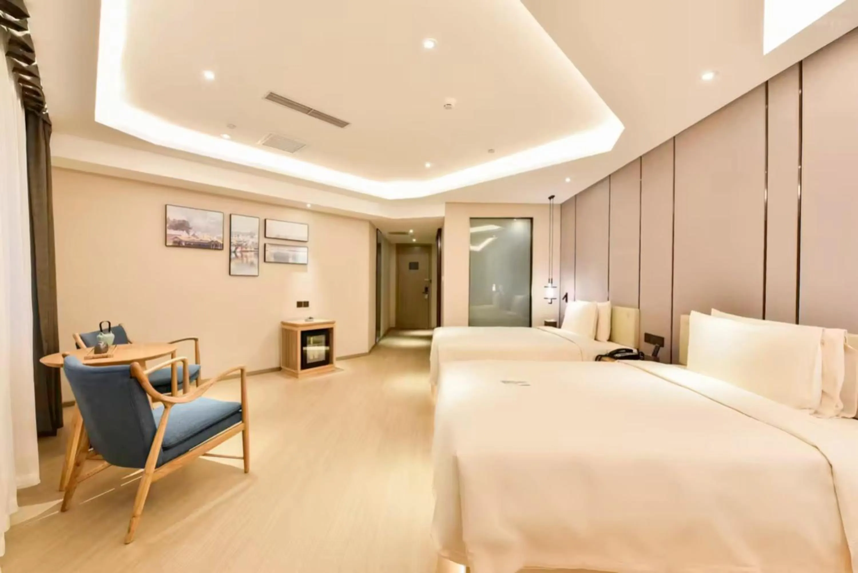 Bed in Atour Hotel Beijing Fuxingmen