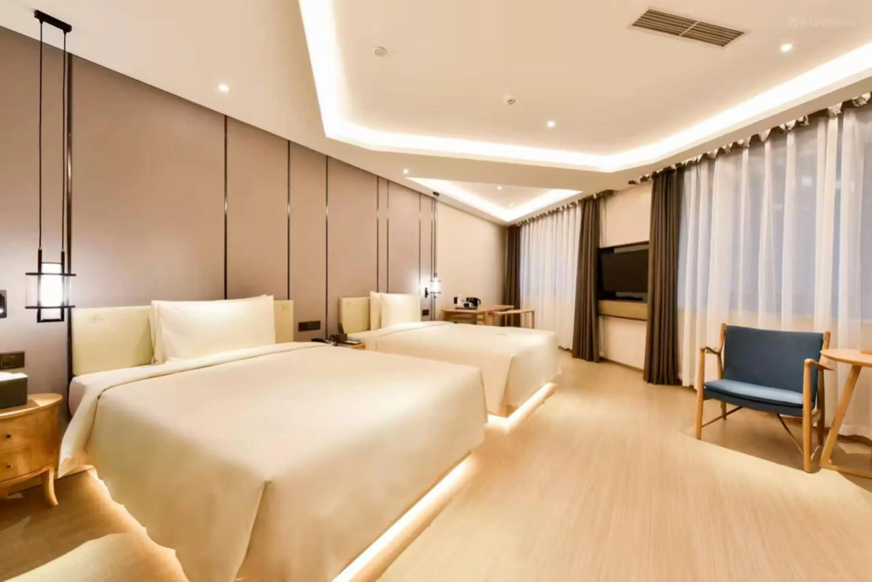 TV and multimedia, Bed in Atour Hotel Beijing Fuxingmen