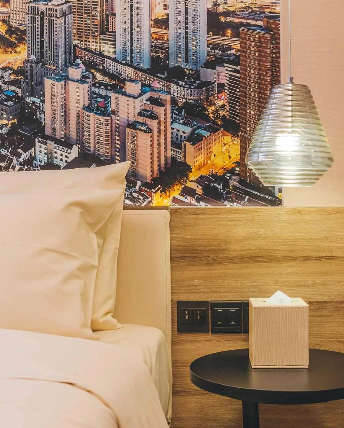 Bed in Atour Hotel Shanghai Lujiazui Babaiban