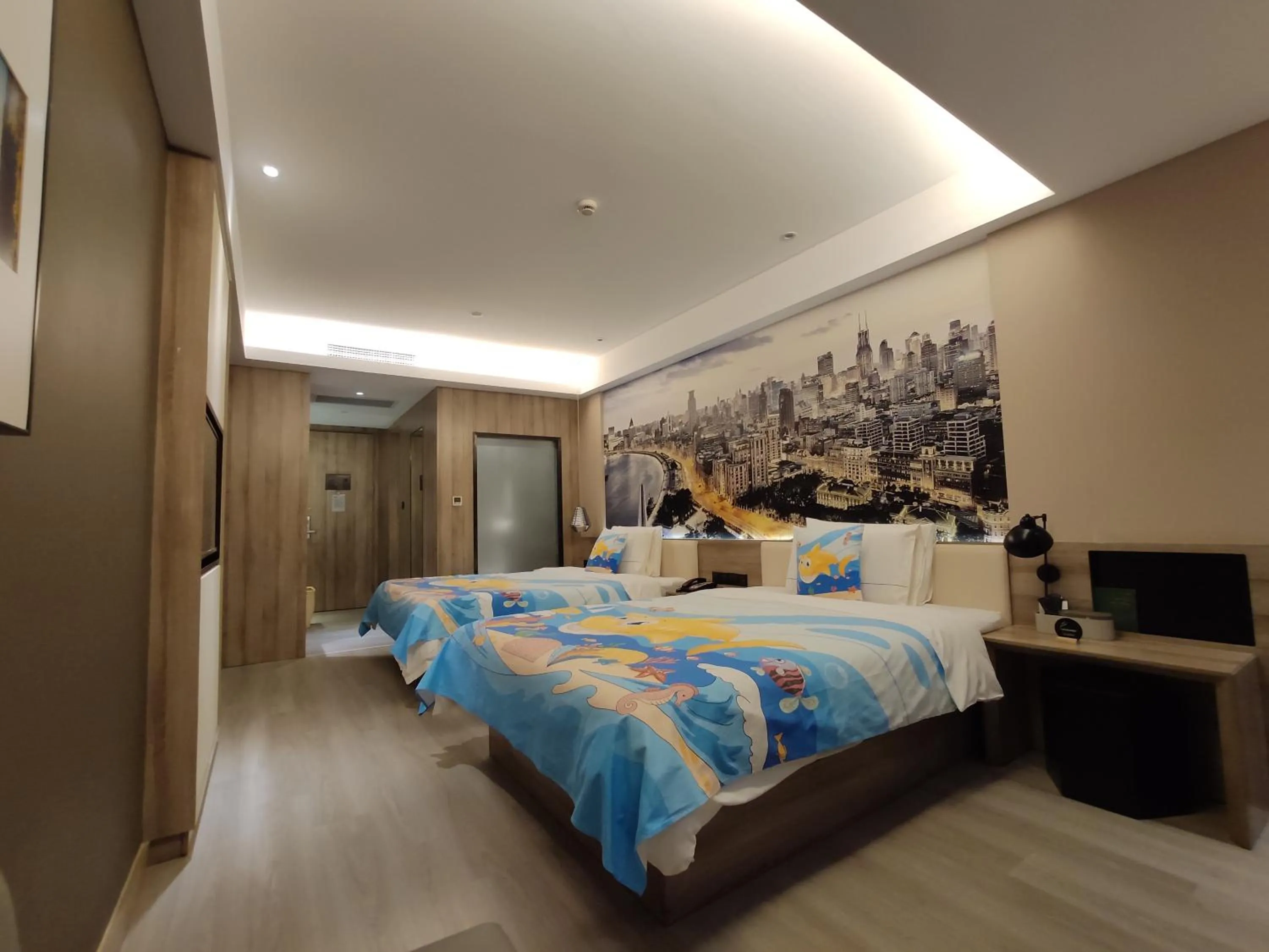 Bed in Atour Hotel Shanghai Lujiazui Babaiban