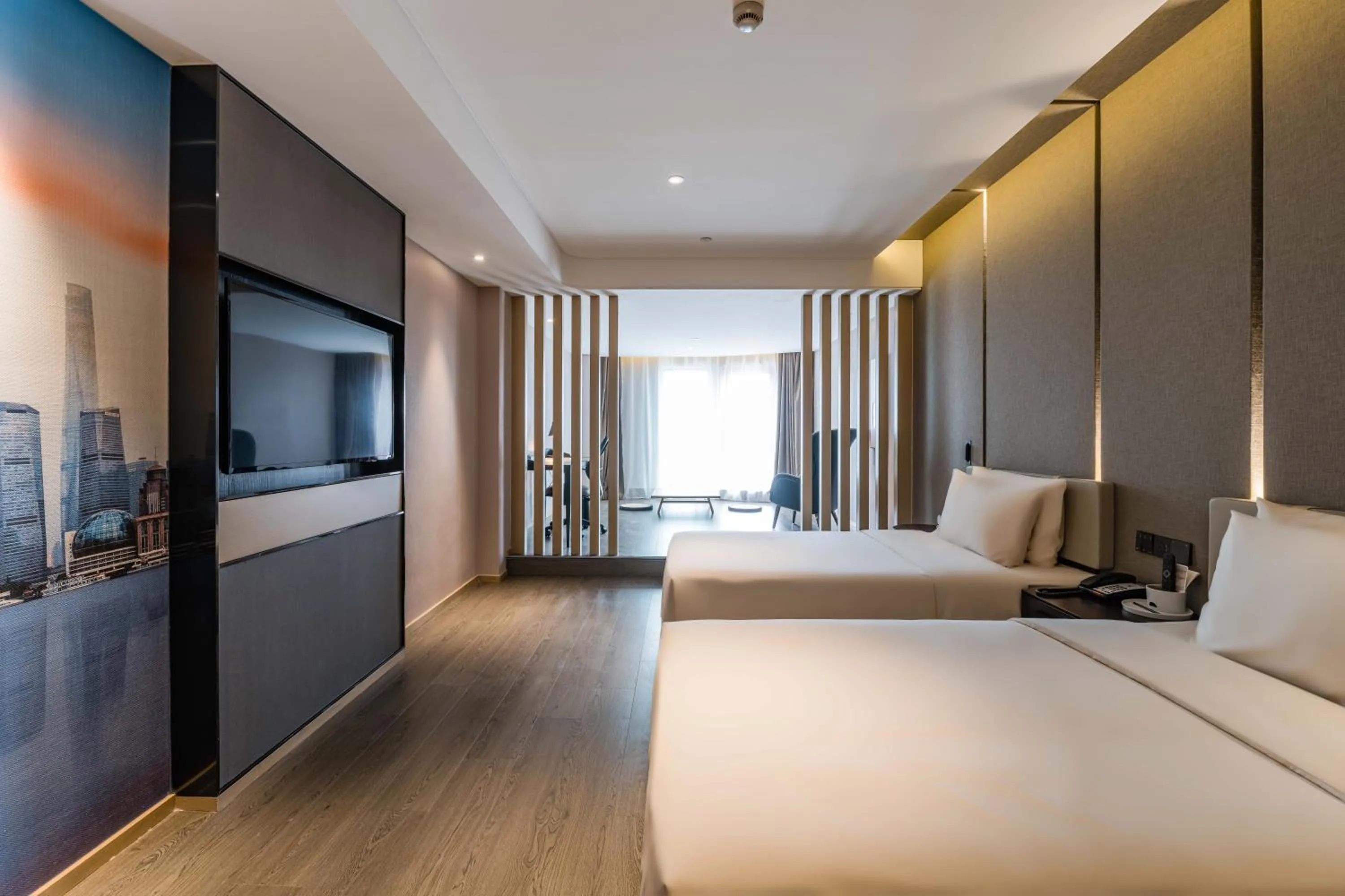 TV and multimedia, Bed in Atour Hotel Shanghai New International Expo Center Maglev Station