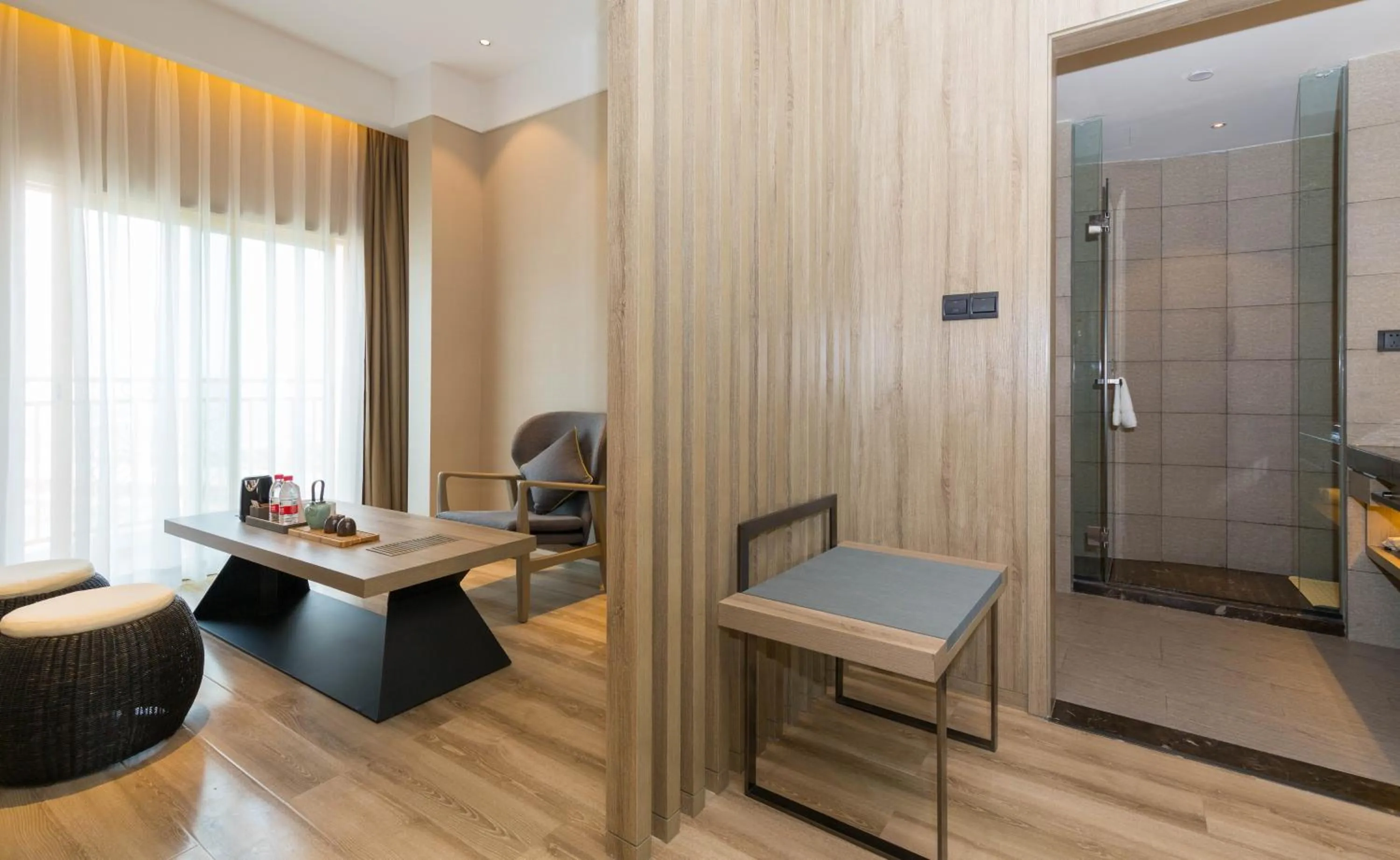 Living room in Atour Hotel Chongqing Hongyadong Riverview