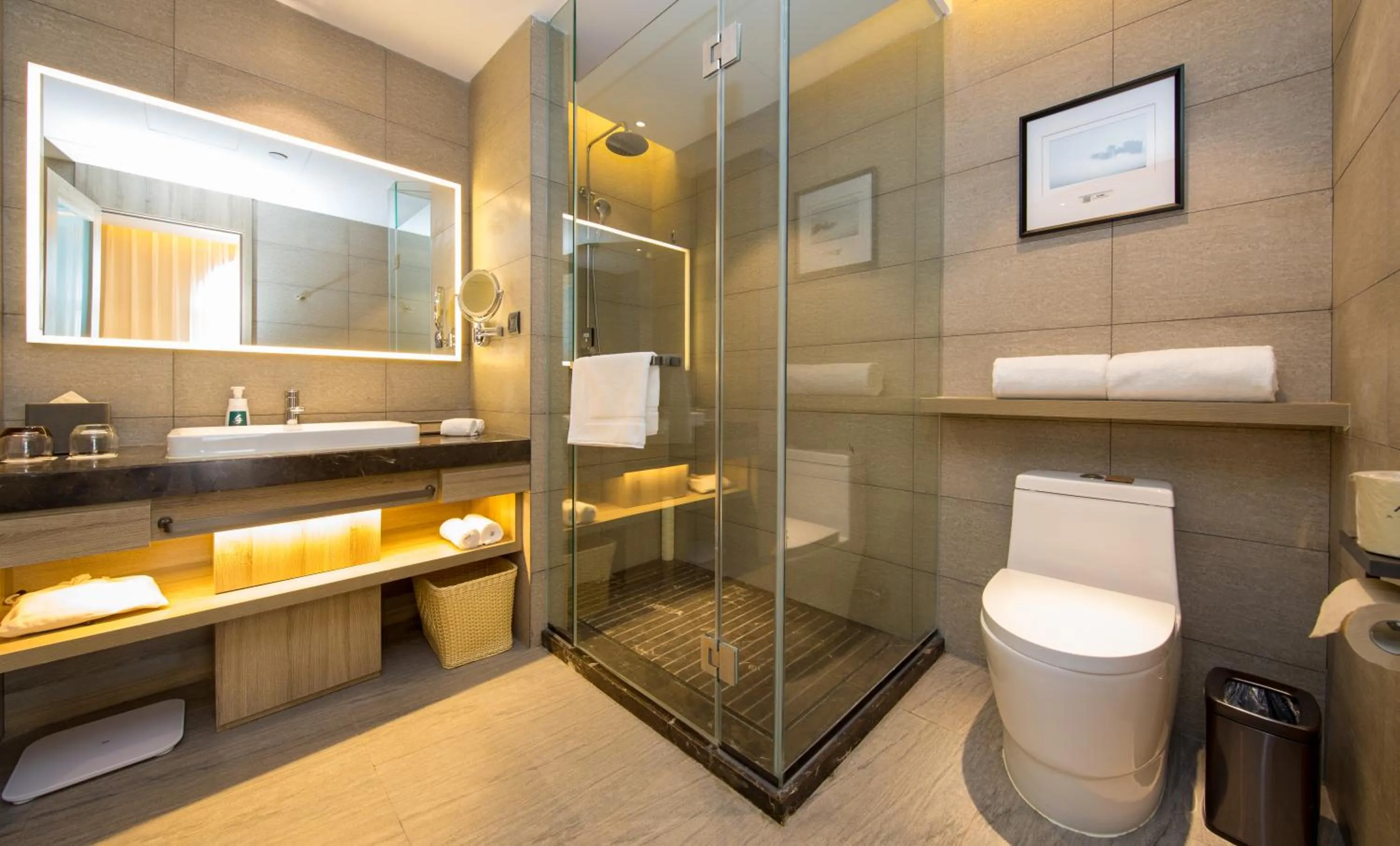 Shower in Atour Hotel Chongqing Hongyadong Riverview