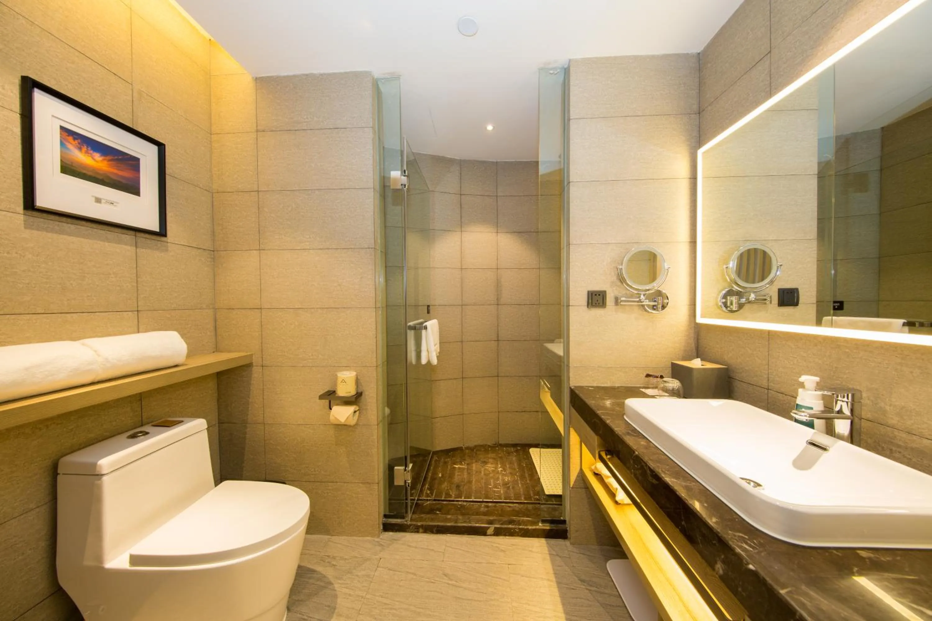 Shower in Atour Hotel Chongqing Hongyadong Riverview