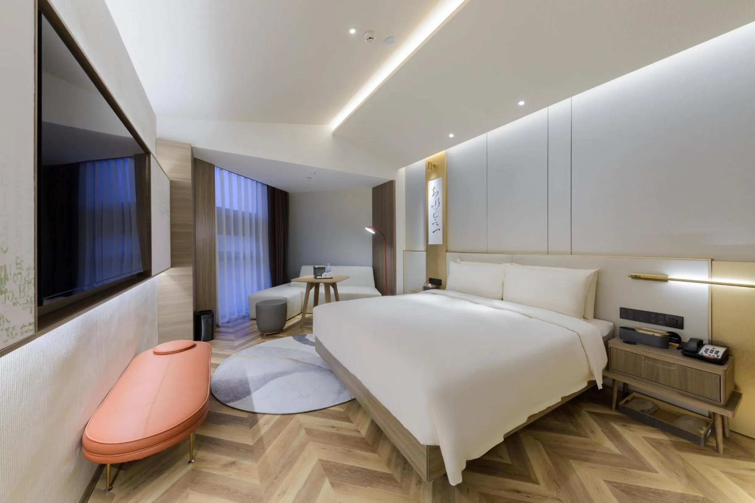 Bed in Atour S Hotel Beijing Zhongguancun Beiwai