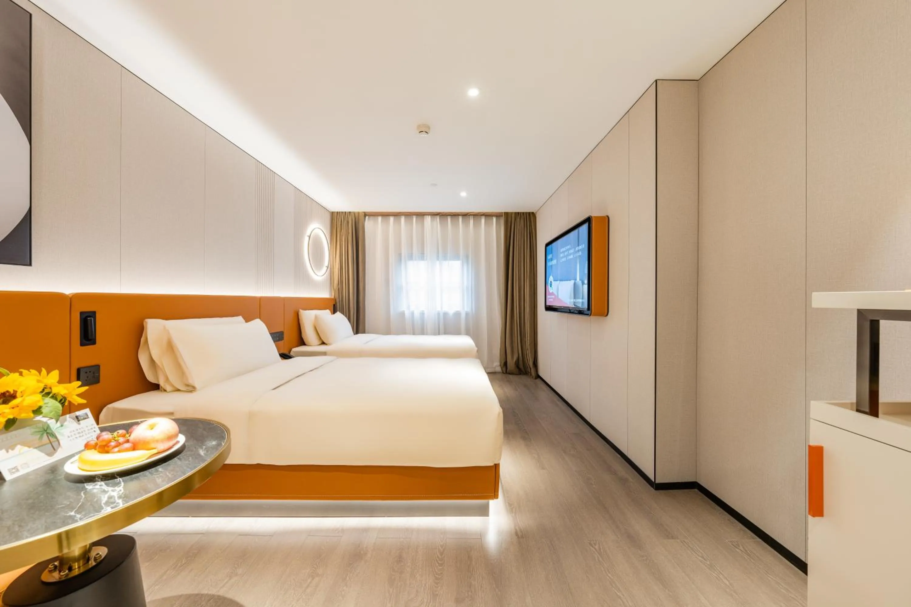 Bedroom, Bed in Atour Hotel Beijing Tiananmen Wangfujing Pedestrian