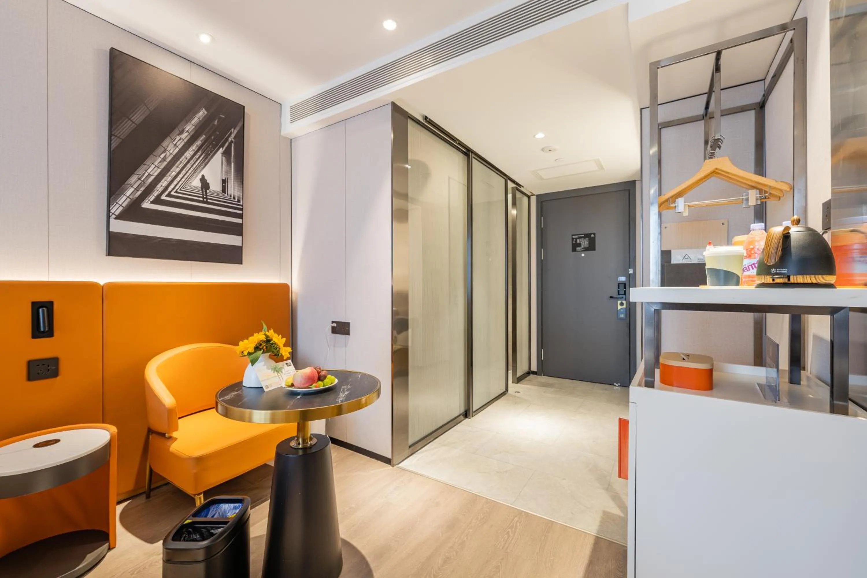 Living room in Atour Hotel Beijing Tiananmen Wangfujing Pedestrian