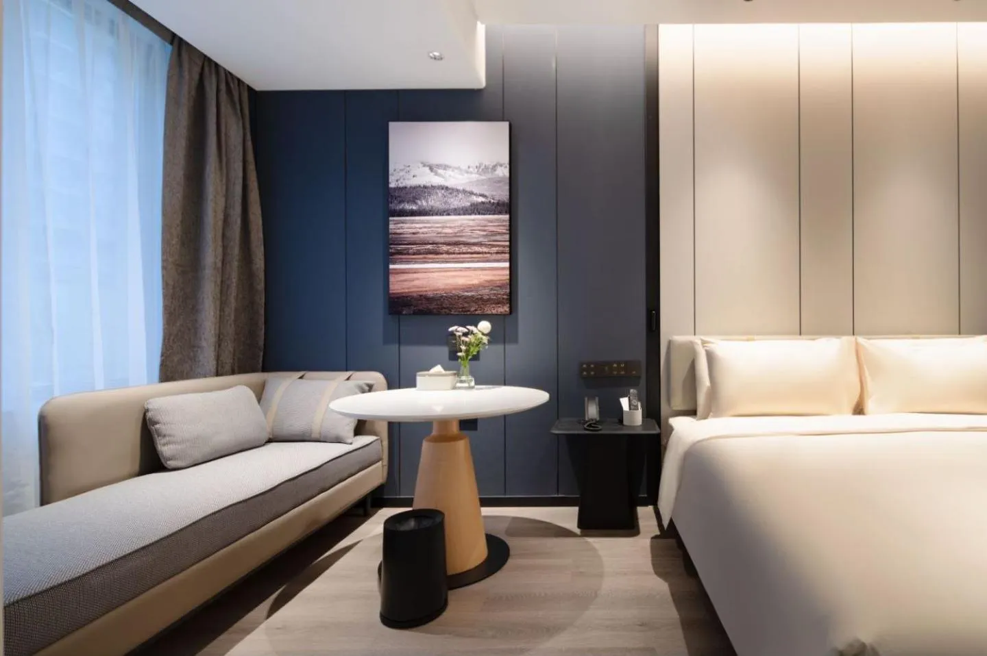 Bedroom, Bed in Atour Hotel Dalian Development Zone