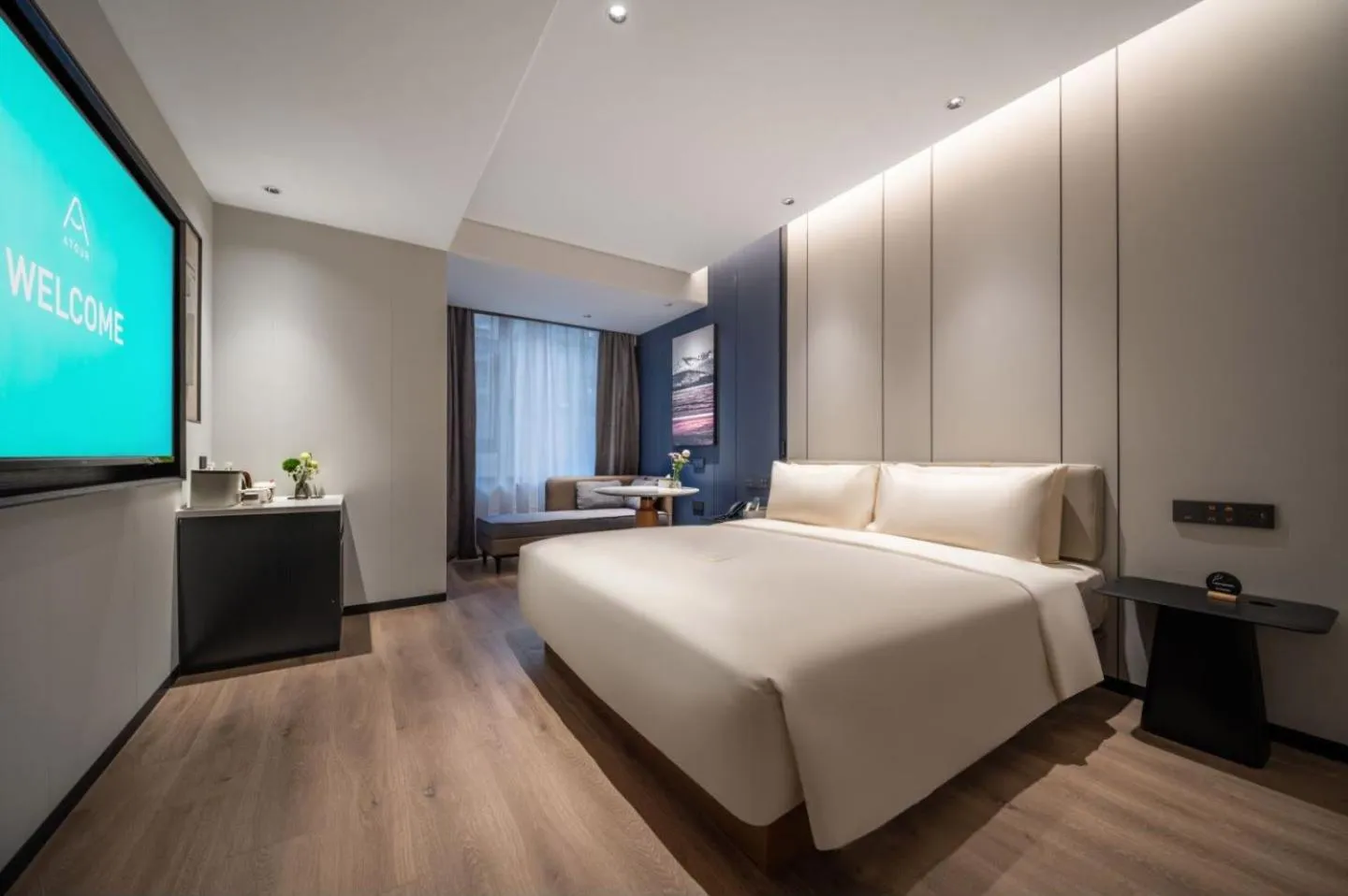 Bedroom, Bed in Atour Hotel Dalian Development Zone
